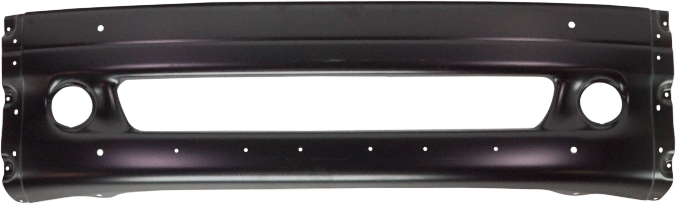 AM FREIGHTLINER COLUMBIA 02-11 FRONT BUMPER Paintable Black w Fog Light Hole w o Tow Hook Hole SKU RF01010006 HD OEM 2126020006