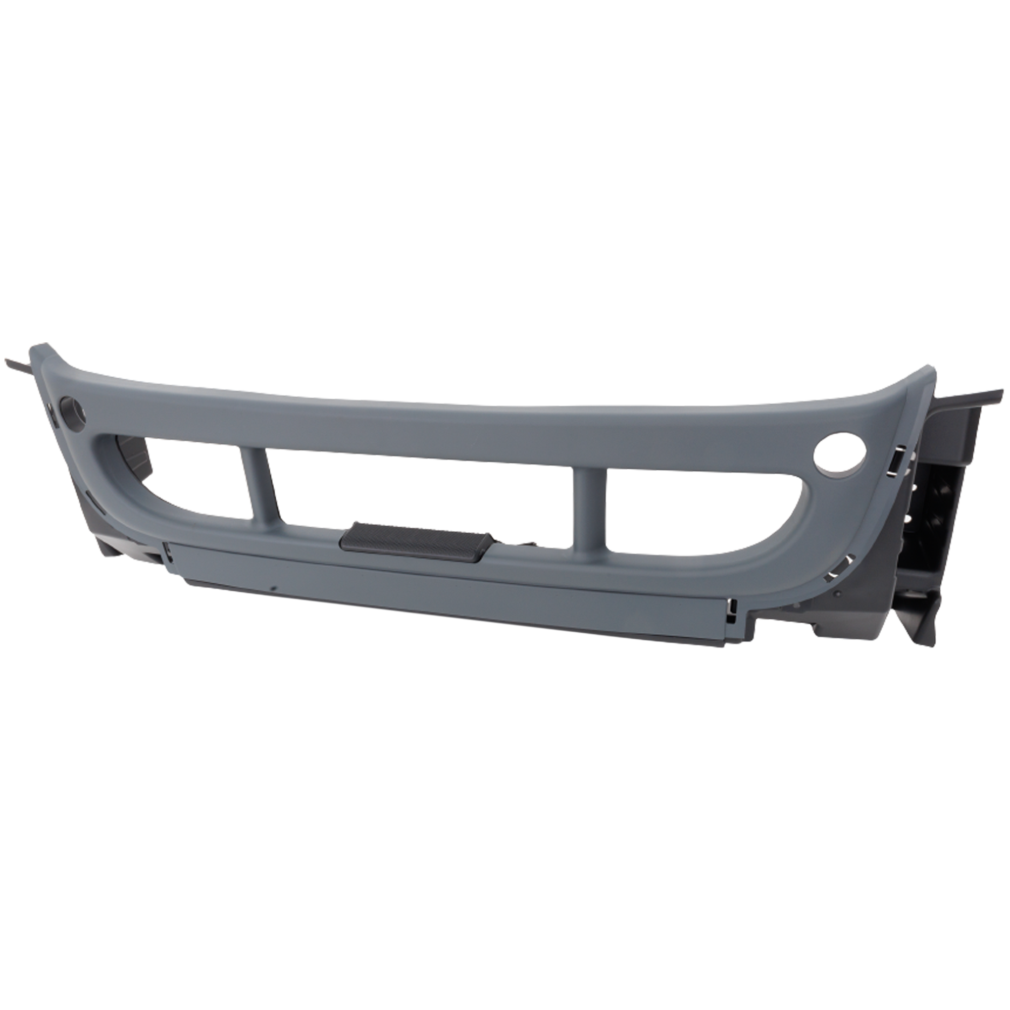 AM FREIGHTLINER CASCADIA 08-22 FRONT BUMPER Powdercoated Gray Center w Holes SKU RF01010030 HD OEM 2128446000-2128443004
