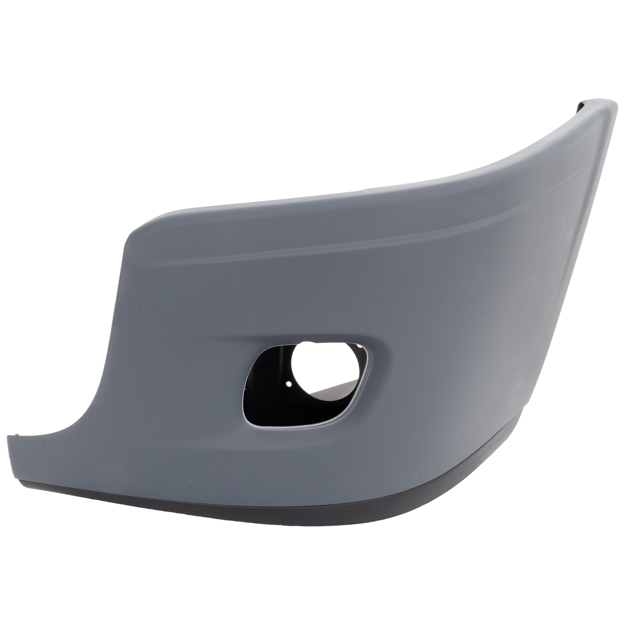 AM FREIGHTLINER CASCADIA 08-22 FRONT BUMPER LH Powdercoated Gray w Fog Light Holes SKU RF01010034 HD OEM 2127300004-2127301002