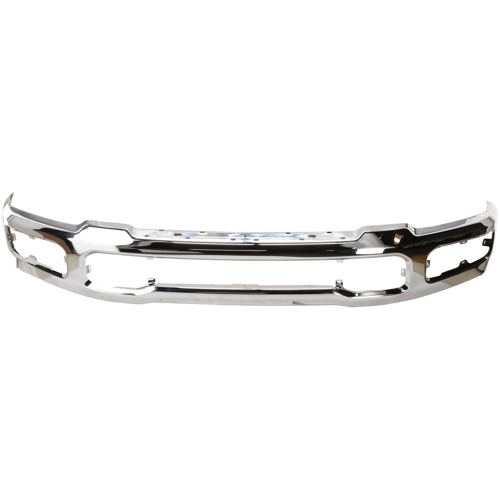 AM F 250-350 SUPER DUTY 23-24 FRONT BUMPER Face Bar Chrome Regular Crew Extended Cab w o Adaptive Cruise Control Sensor and Wheel Molding w Fog Light Holes SKU RF01010076 Partslink FO1002478 OEM PC3Z17757EA