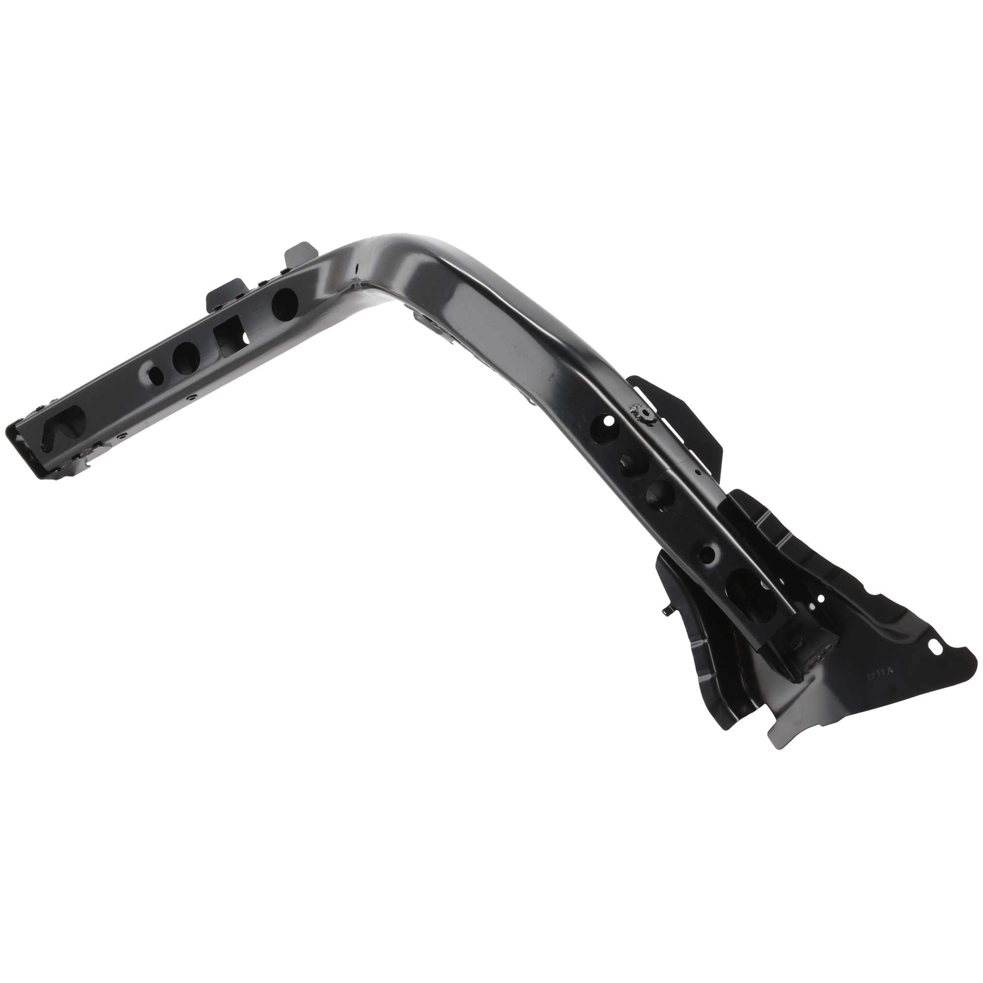 AM MAVERICK 22-24 CORSAIR 20-24 FRONT BUMPER BRACKET LH Assembly Side Rail w Fender Apron Steel SKU RF01030064 Partslink FO1256101 OEM LX6Z16A024D