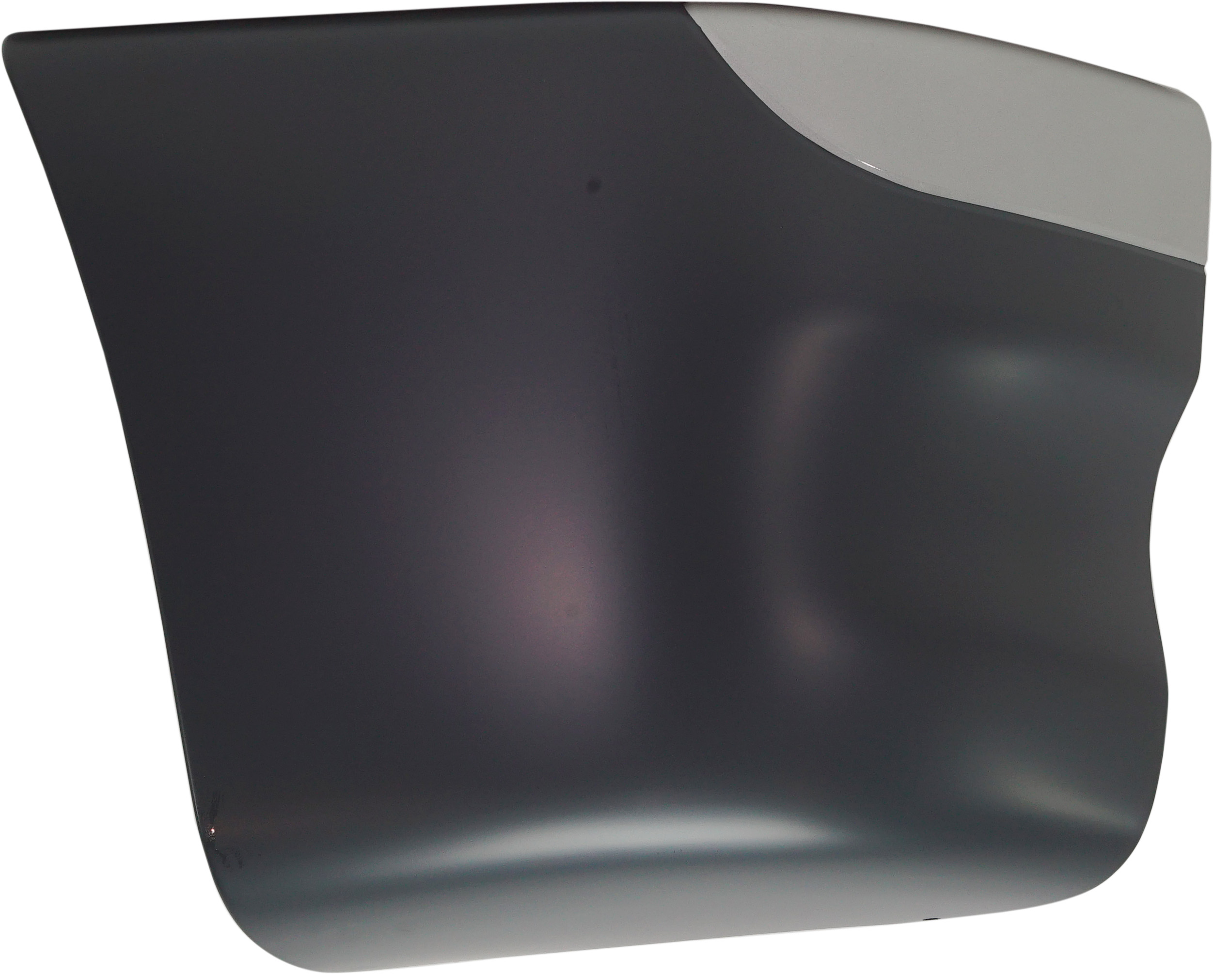 AM FREIGHTLINER COLUMBIA 02-11 BUMPER END RH Dual Tone w Silver SKU RF01110003 HD OEM 2126021007