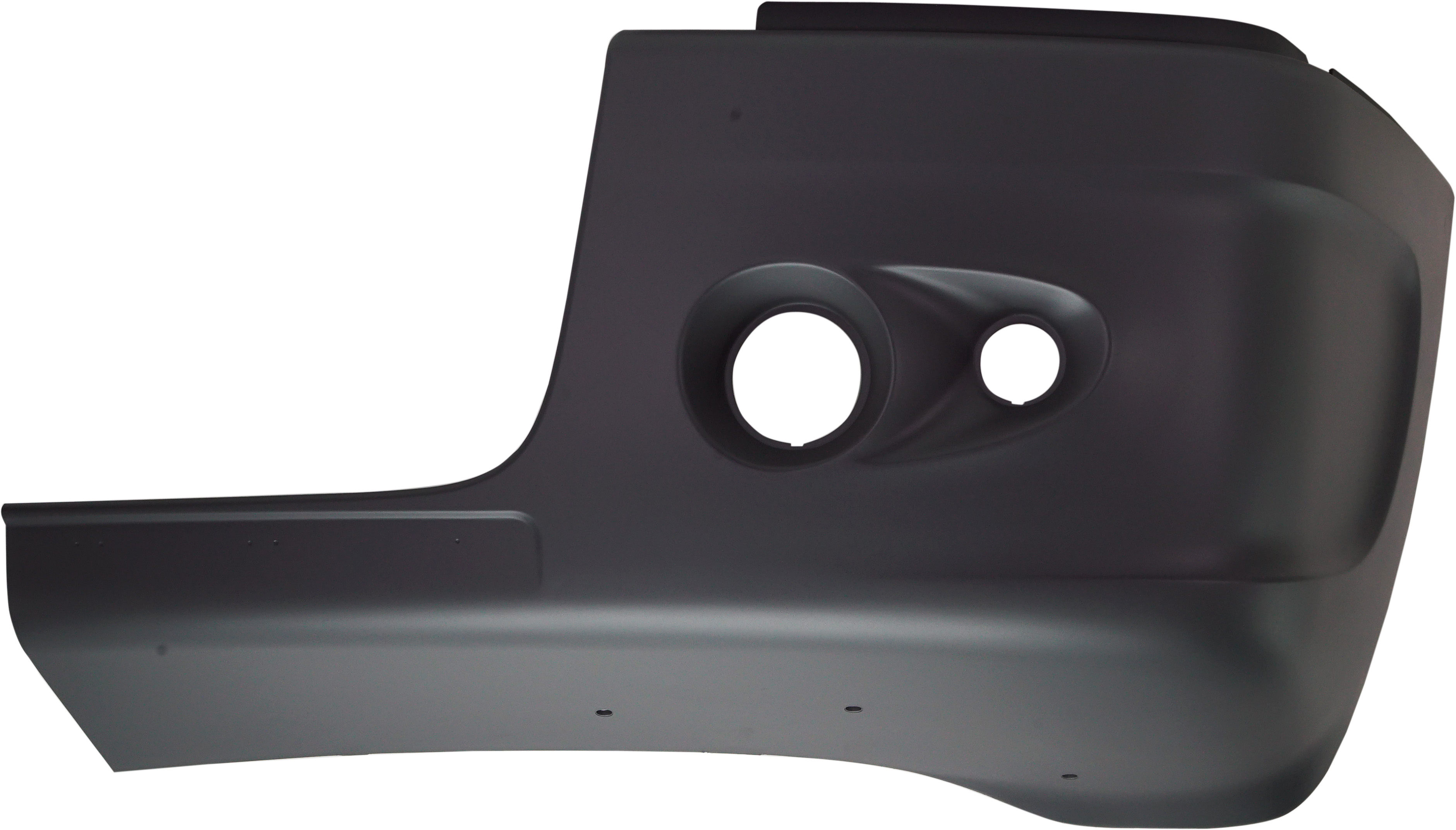 AM FREIGHTLINER CENTURY 05-11 BUMPER END LH w Fog Light and Daytime Running Light Hole SKU RF01110016 HD OEM 2126684004