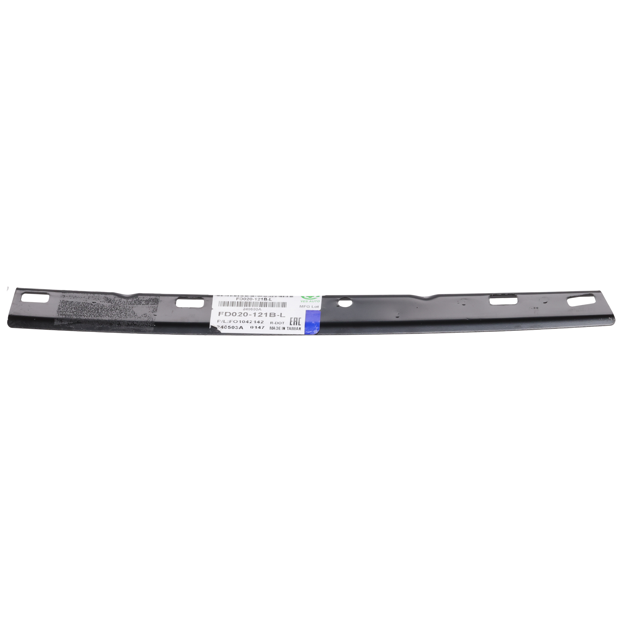 AM F 150-15-17 FRONT BUMPER BRACKET LH Upper Steel w o Side Covers Exc. Raptor Model SKU RF01310016 Partslink FO1042142 OEM FL3Z17755B