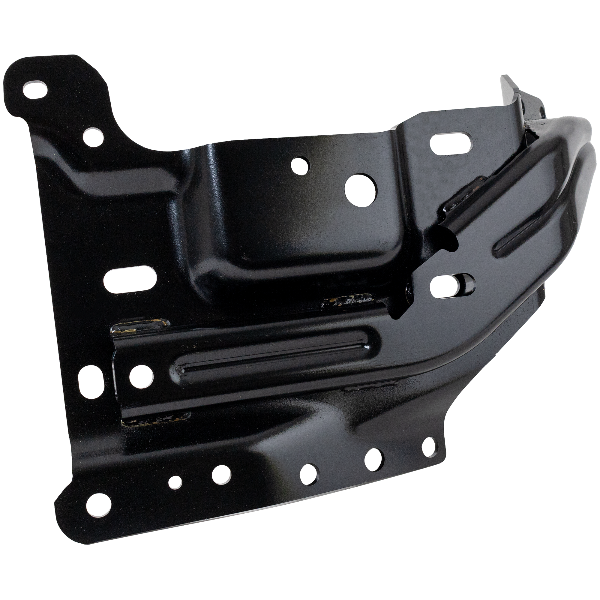 AM F 150-21-23 FRONT BUMPER BRACKET RH Mounting Plate SKU RF01310055 Partslink FO1063109 OEM ML3Z17B984A