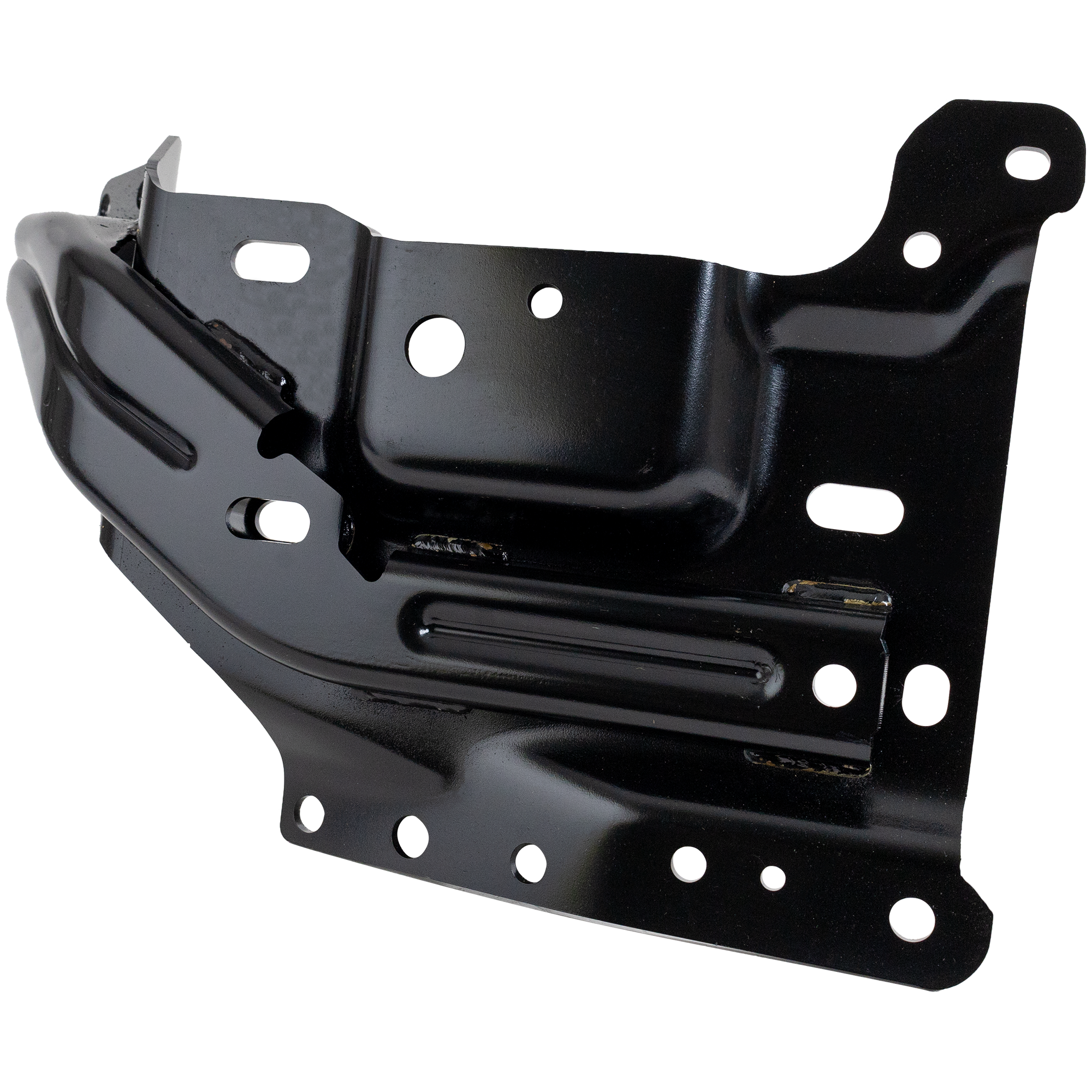 AM F 150-21-23 FRONT BUMPER BRACKET LH Mounting Plate CAPA SKU RF01310056Q Partslink FO1062109C OEM ML3Z17B985A