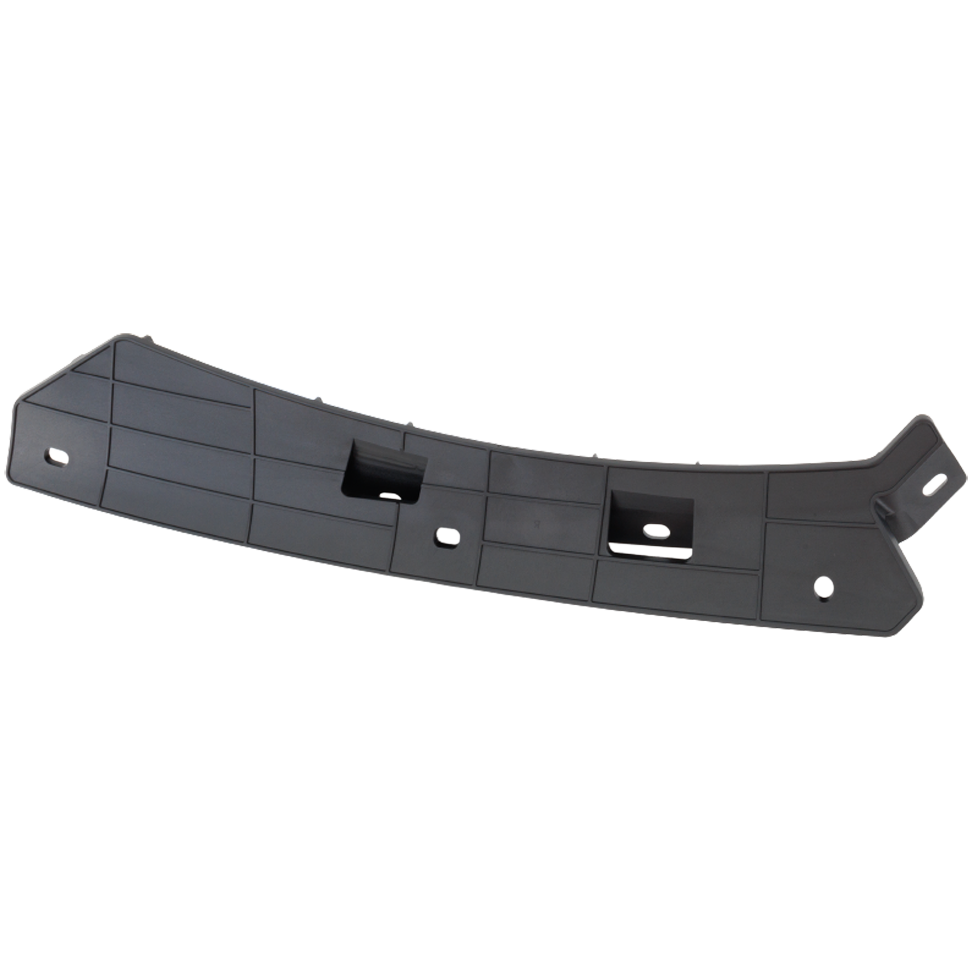 AM FREIGHTLINER CASCADIA 18-22 FRONT BUMPER BRACKET RH Black Outer Air Dam Bumper Carrier SKU RF01310063 HD OEM 2128990001