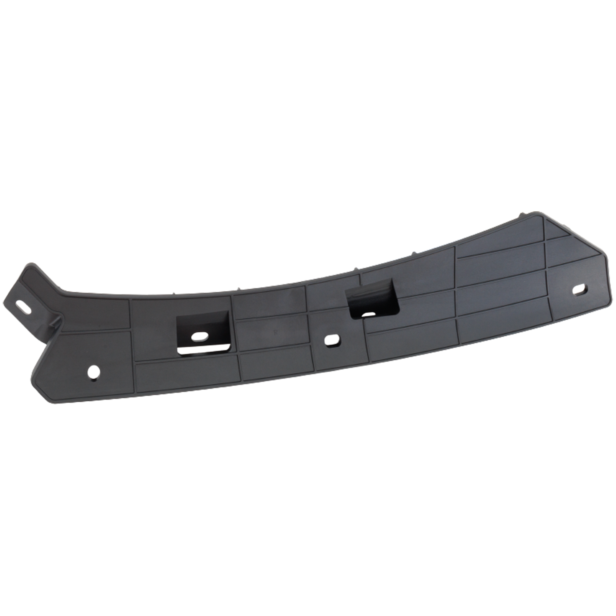 AM FREIGHTLINER CASCADIA 18-22 FRONT BUMPER BRACKET LH Black Outer Air Dam Bumper Carrier SKU RF01310064 HD OEM 2128990000