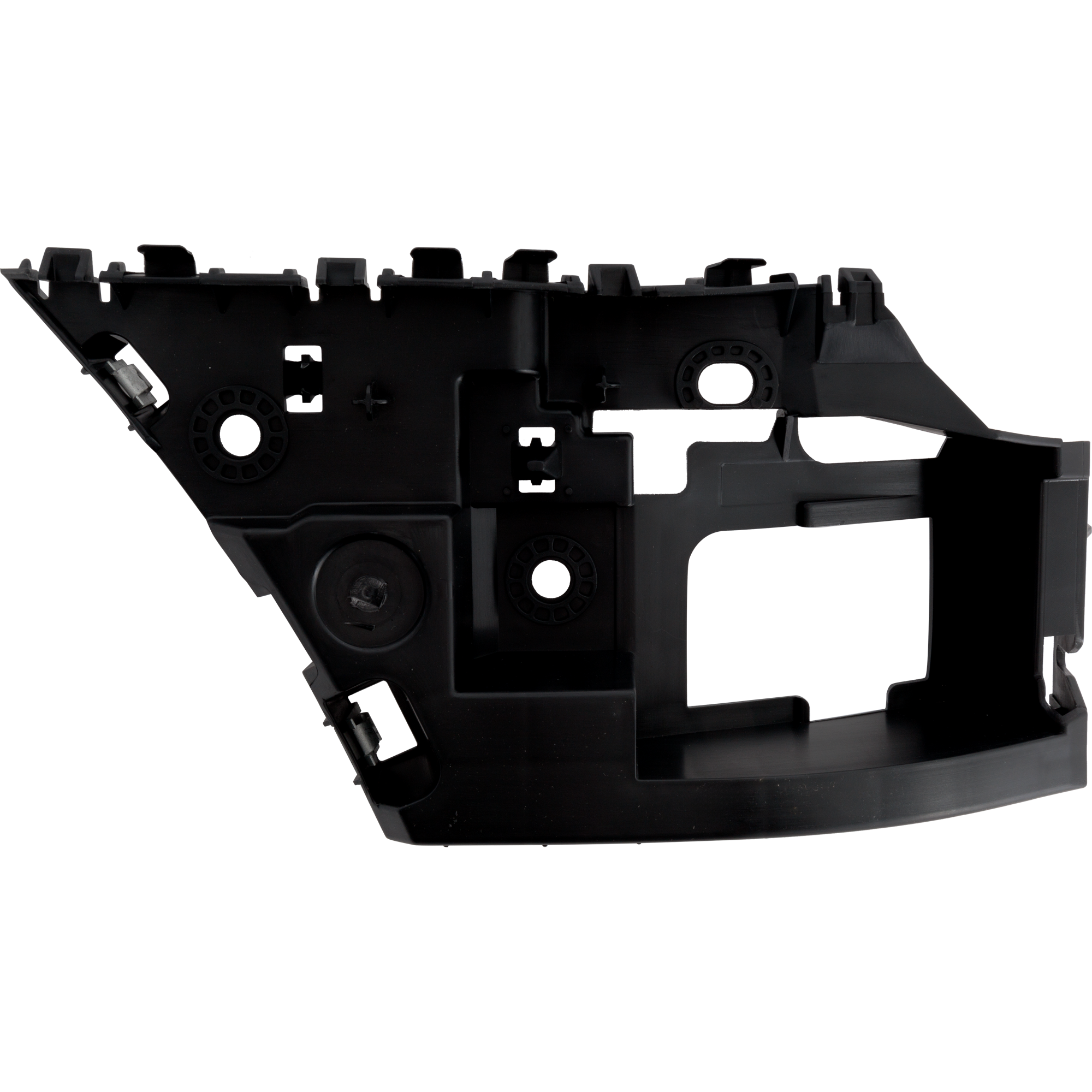 AM F 150 LIGHTNING 22-23 FRONT BUMPER BRACKET RH Side Cover Reinforcement Plastic CAPA SKU RF01310087Q Partslink FO1043167C OEM NL3Z17C947B