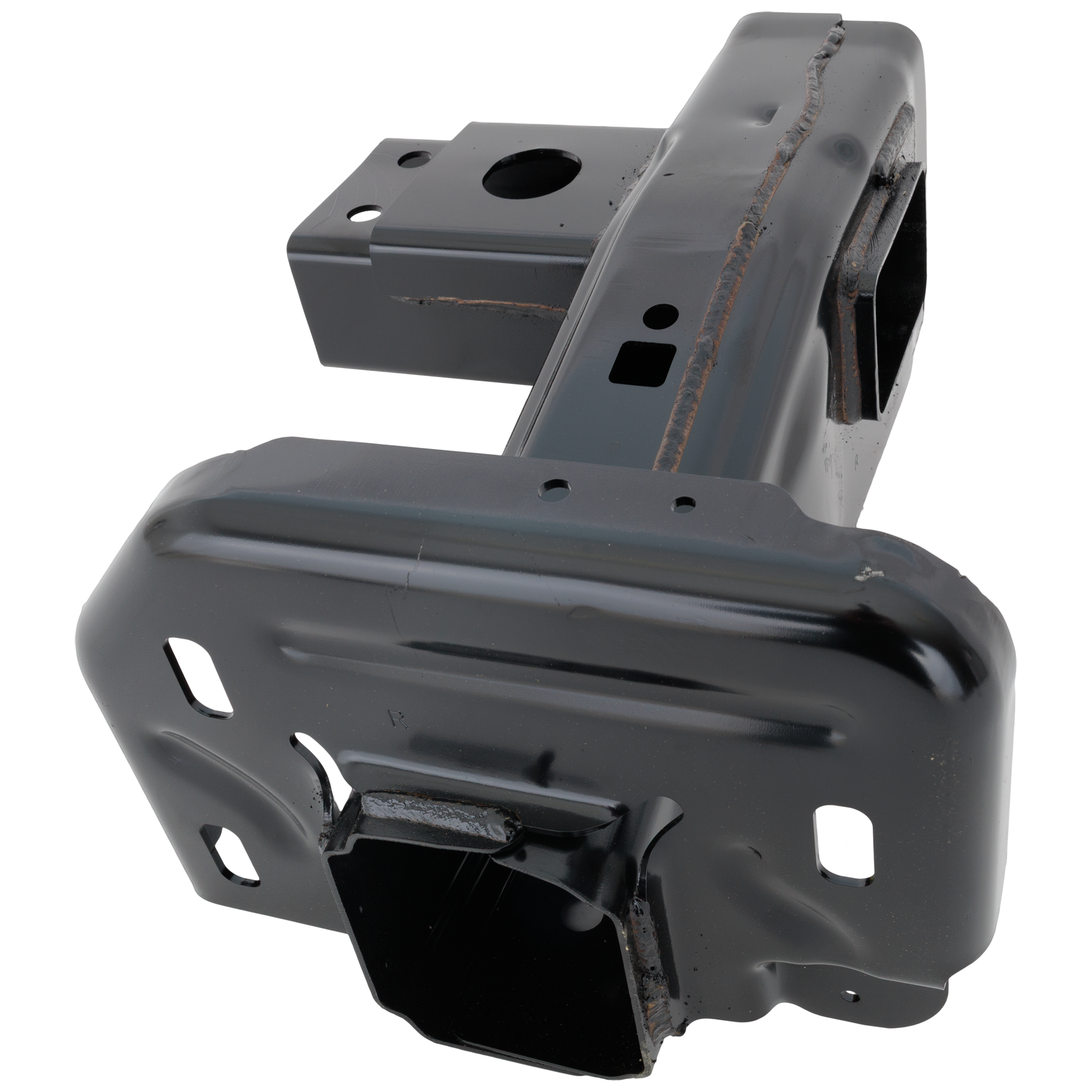 AM F 150-21-24 FRONT BUMPER BRACKET RH Assembly Frame Rail Repair Kit 21-23-164 in. Wheelbase Crew Cab Extended Cap Pickup CAPA SKU RF01310093Q Partslink FO1067212C OEM ML3Z5D058B