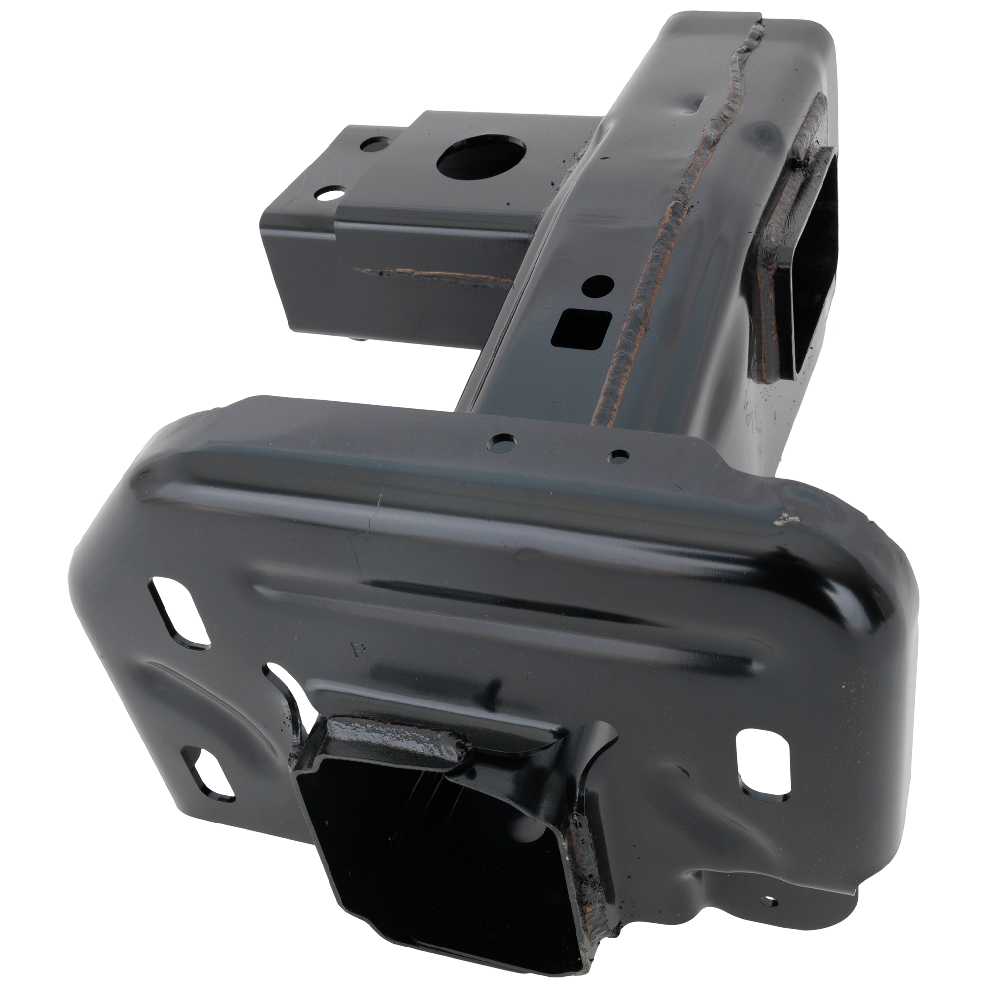 AM F 150-21-25 FRONT BUMPER BRACKET RH Assembly Frame Rail Repair Kit 21-23-164 in. Wheelbase Crew Cab Extended Cap Pickup SKU RF01310093 Partslink FO1067212 OEM ML3Z5D058B