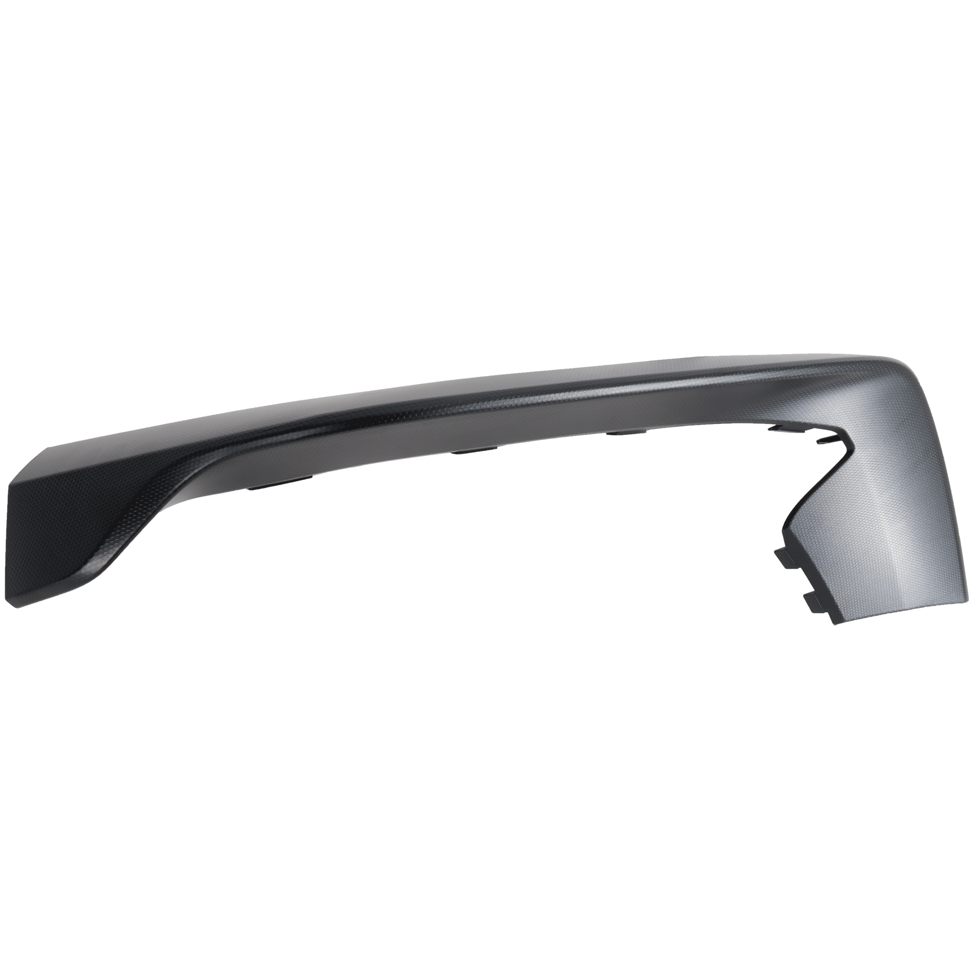 AM MUSTANG 16-20 FRONT BUMPER MOLDING LH Lower Textured Shelby GT350 Model SKU RF01590036 Partslink FO1046123 OEM FR3Z17E811AC