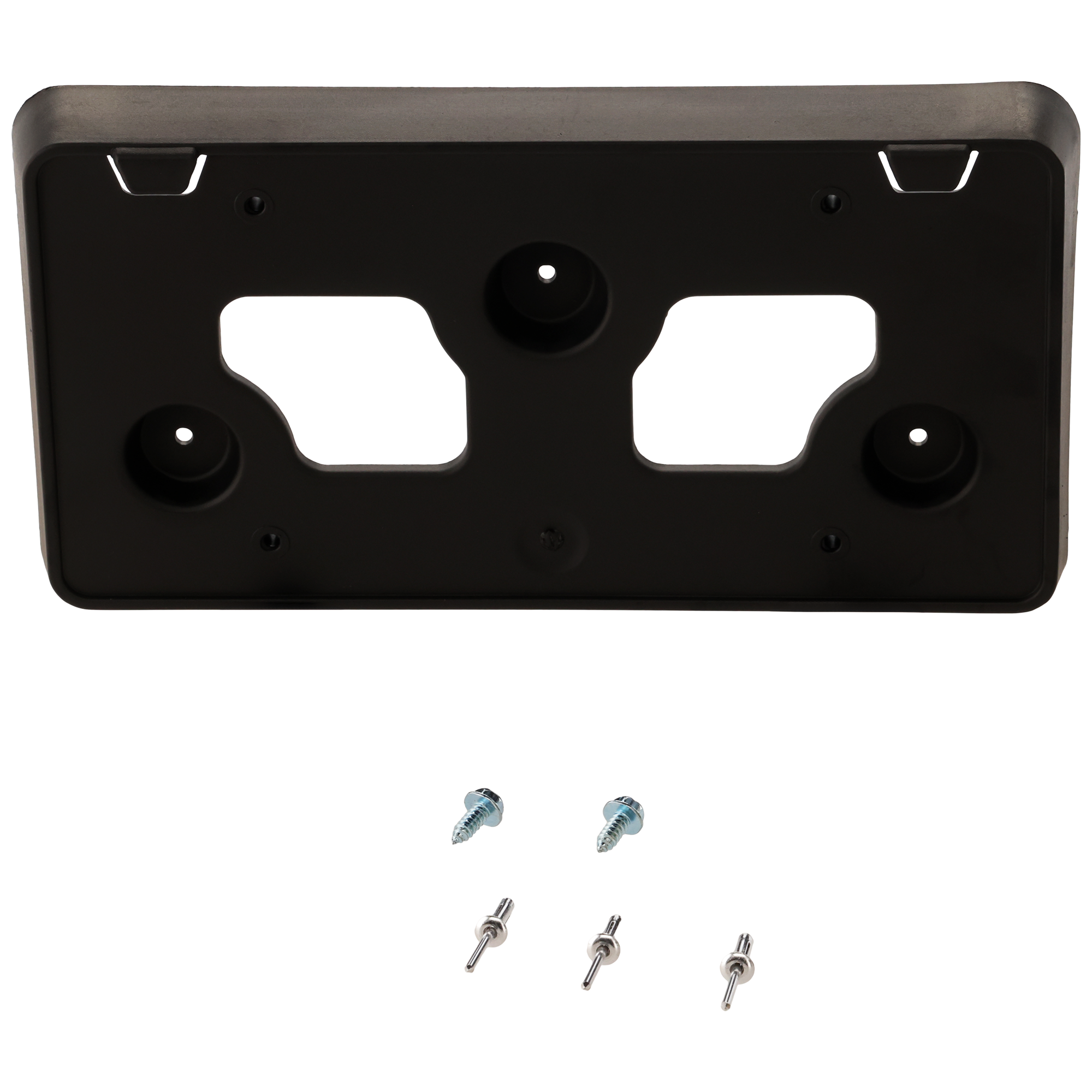 AM BRONCO SPORT 21-24 FRONT LICENSE PLATE BRACKET Textured Black Type 1 SKU RF01730019 Partslink FO1068188 OEM M1PZ17A385AA