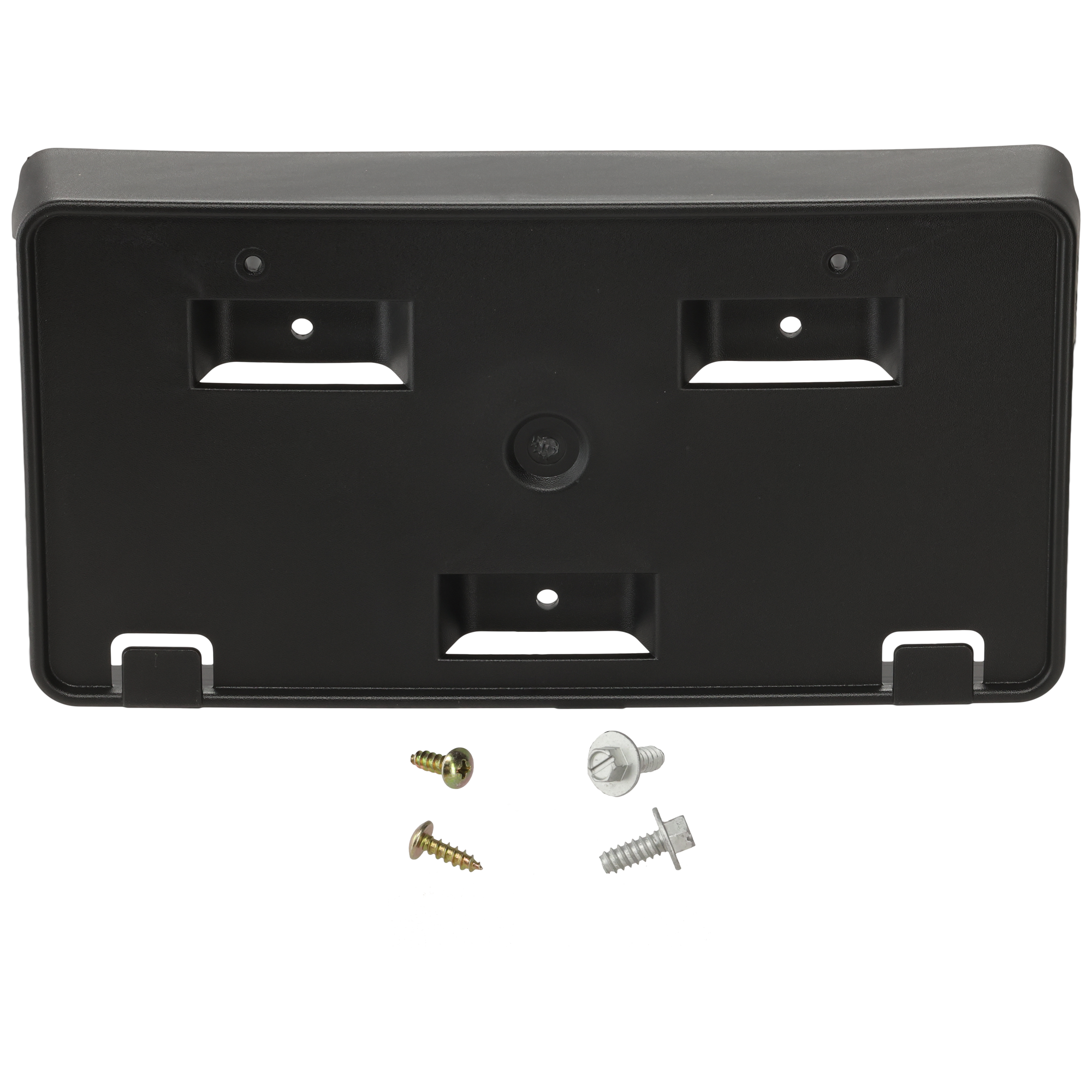 AM TRANSIT VAN 20-25 FRONT LICENSE PLATE BRACKET Textured Black SKU RF01730020 Partslink FO1068184 OEM LK4Z17A385AA