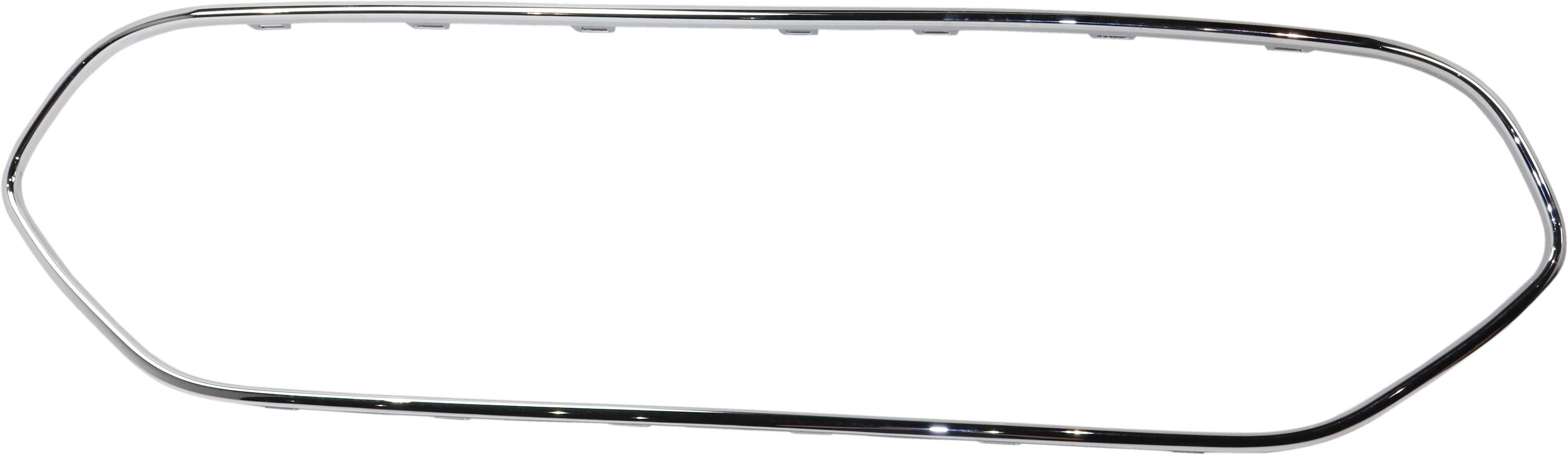 AM TRANSIT CONNECT 14-18 FRONT BUMPER GRILLE MOLDING Chrome CAPA SKU RF02010001Q Partslink FO1044114C OEM DT1Z8419B