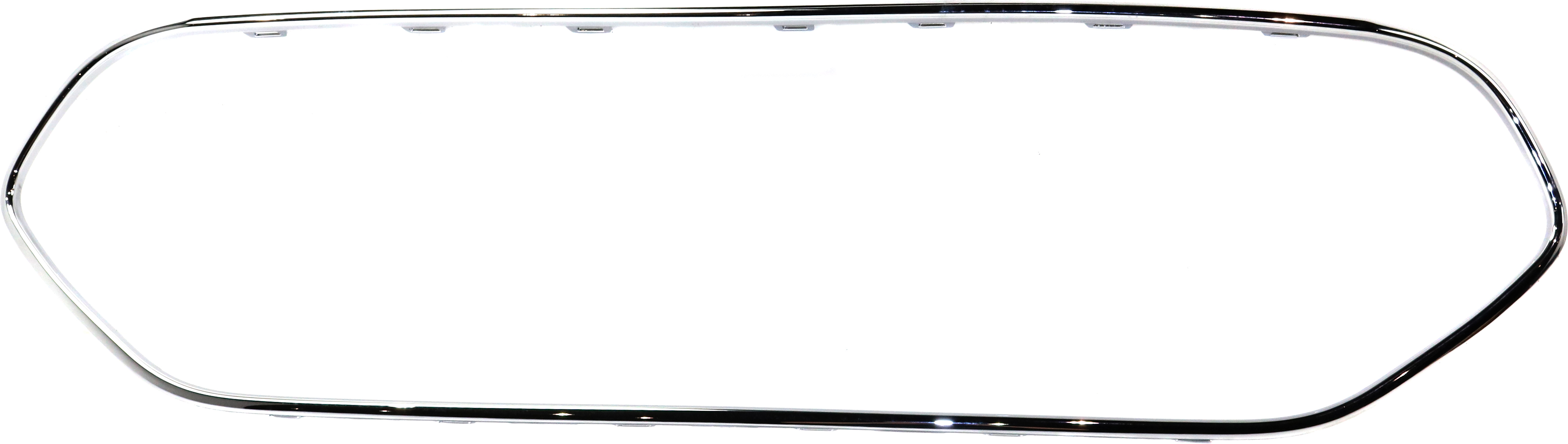 AM TRANSIT CONNECT 14-18 FRONT BUMPER GRILLE MOLDING Chrome SKU RF02010001 Partslink FO1044114 OEM DT1Z8419B