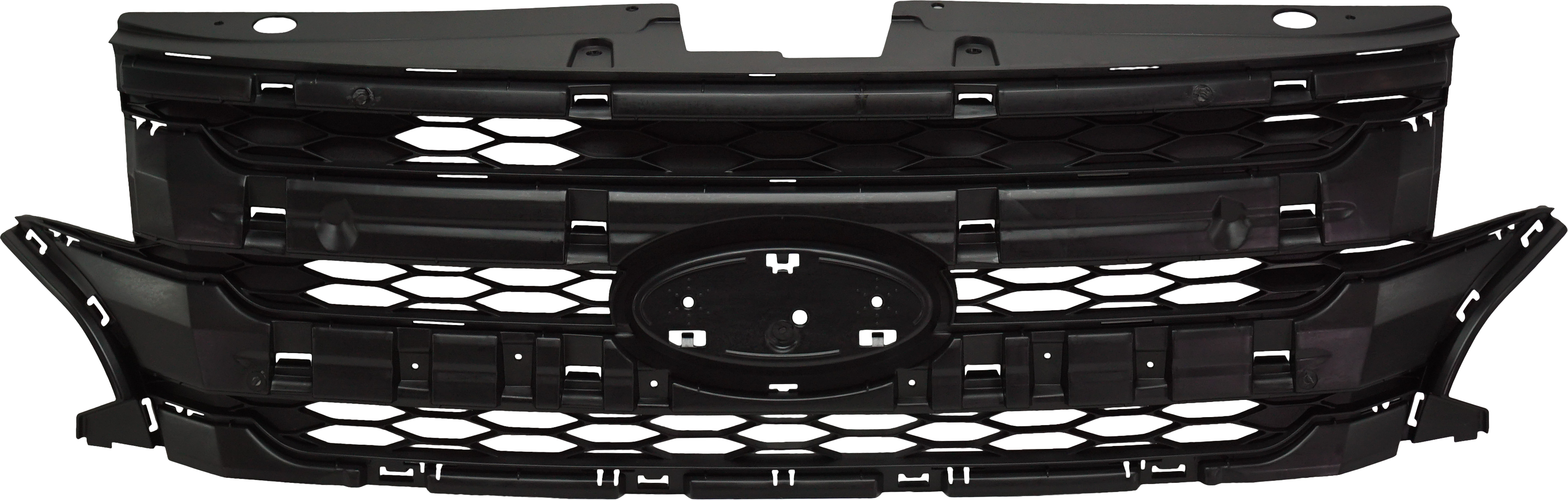 AM EDGE 11-14 GRILLE Mounting Panel Paintable Shell and Insert 2.0L Turbo Eng. SKU RF07010008 Partslink FO1223125 OEM CT4Z8A284BA