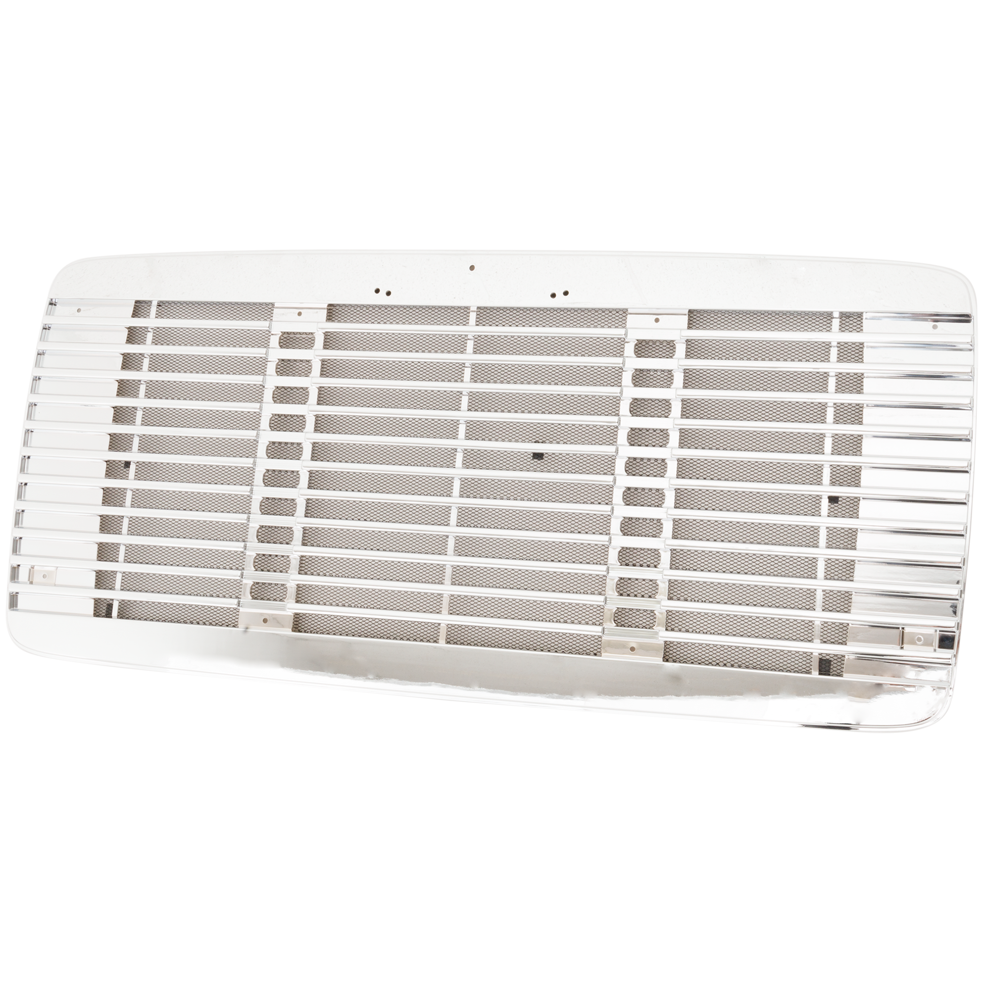 AM FREIGHTLINER FL60 FL70-91-05 GRILLE Chrome w Emblem Hole Plastic Chrome w Bug Screen Mounting Hardware Inluded SKU RF07010045 HD OEM SR59611718
