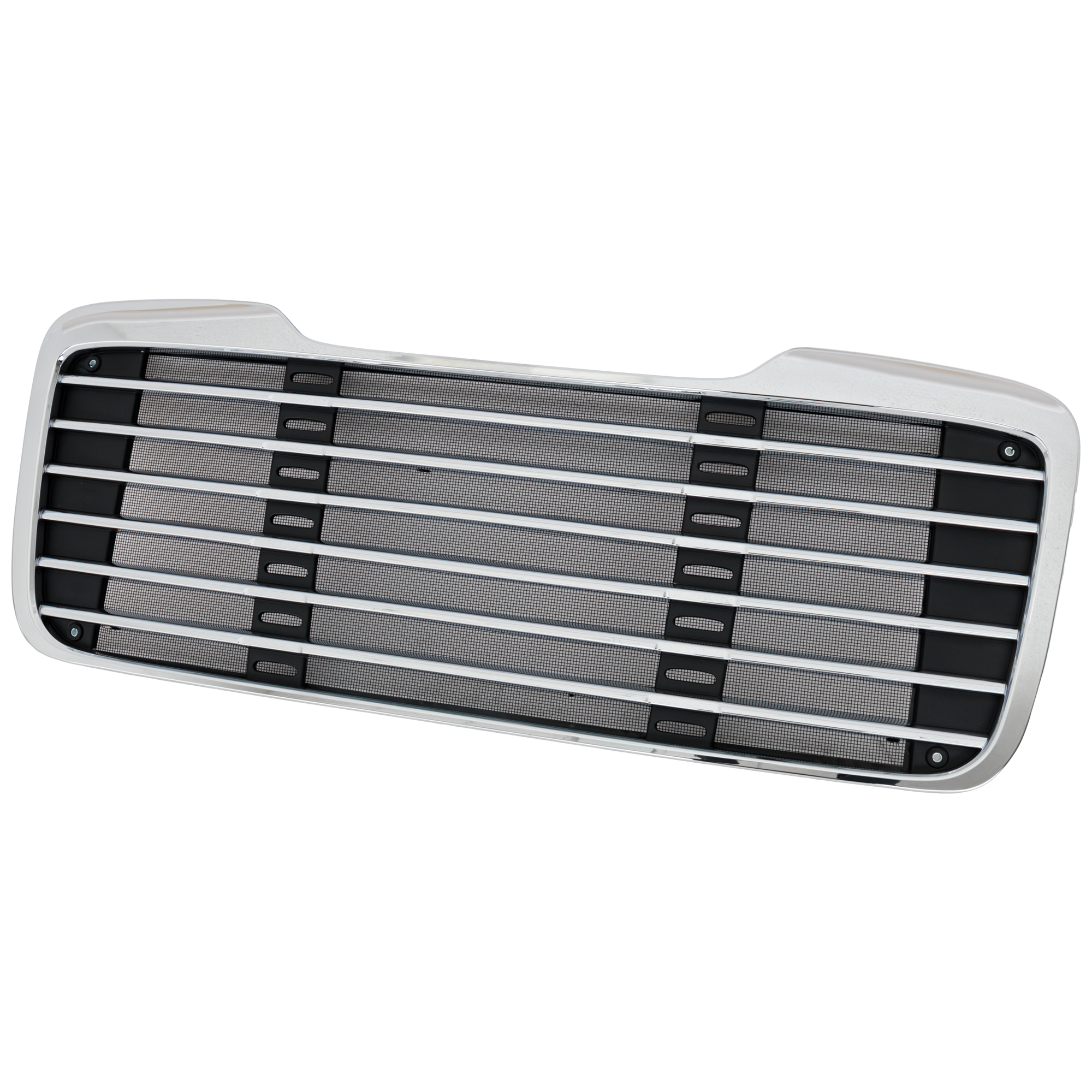 AM FREIGHTLINER M2-03-18 GRILLE Chrome Shell and Insert w o Bug Screen SKU RF07010109 HD OEM A1721024001
