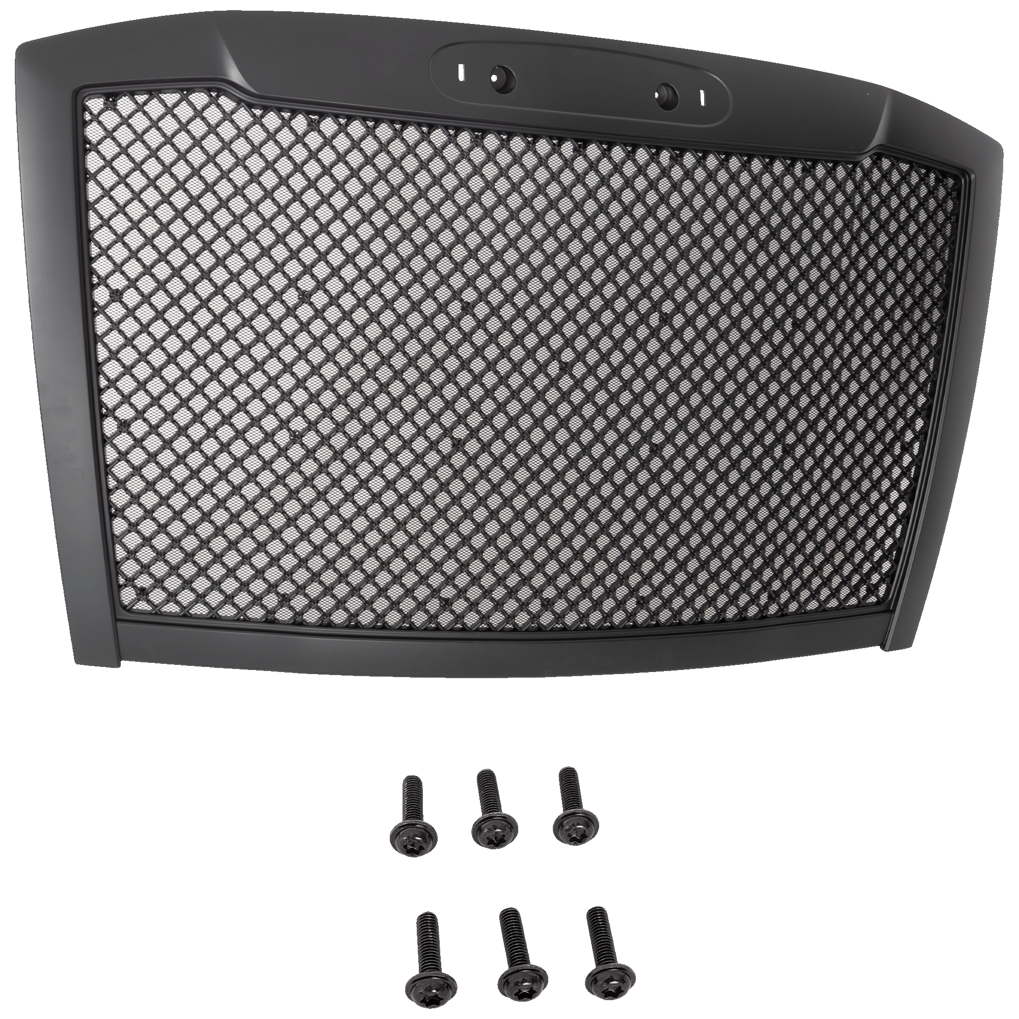AM FREIGHTLINER CASCADIA 17-23 GRILLE P4 Model Mesh Insert Black Shell and Insert w Bug Screen and Mounting Hardware SKU RF07010146 HD OEM Heavy Duty