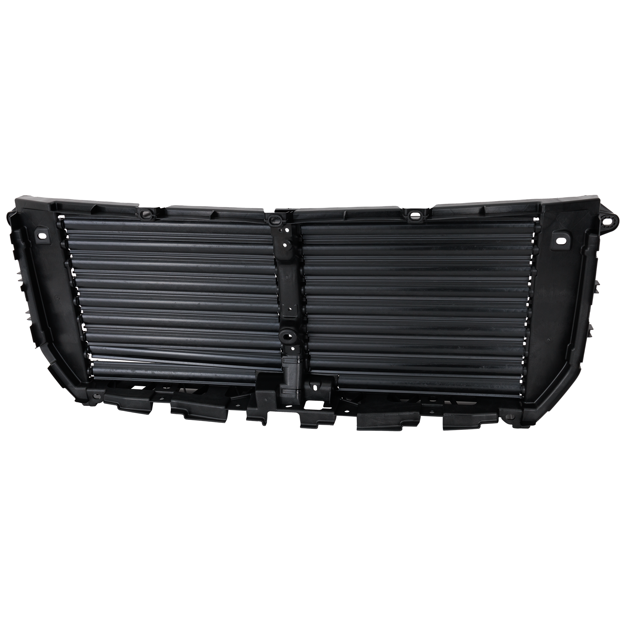 AM F 150-18-20 ACTIVE GRILLE SHUTTER Radiator Shutter Textured Black w Skid Plate 3.5L Eng. w Actuator and Motor CAPA SKU RF07580008Q Partslink FO1206119C OEM JL3Z8475E