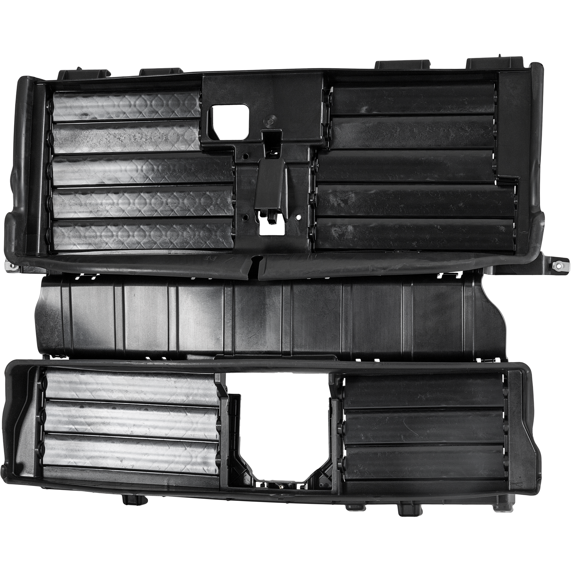 AM EDGE 19-24 ACTIVE GRILLE SHUTTER Lower Radiator Shutter w Adaptive Cruise Control w Actuator and Motor CAPA SKU RF07580009Q Partslink FO1206114C OEM KT4Z8475H KT4Z8475B