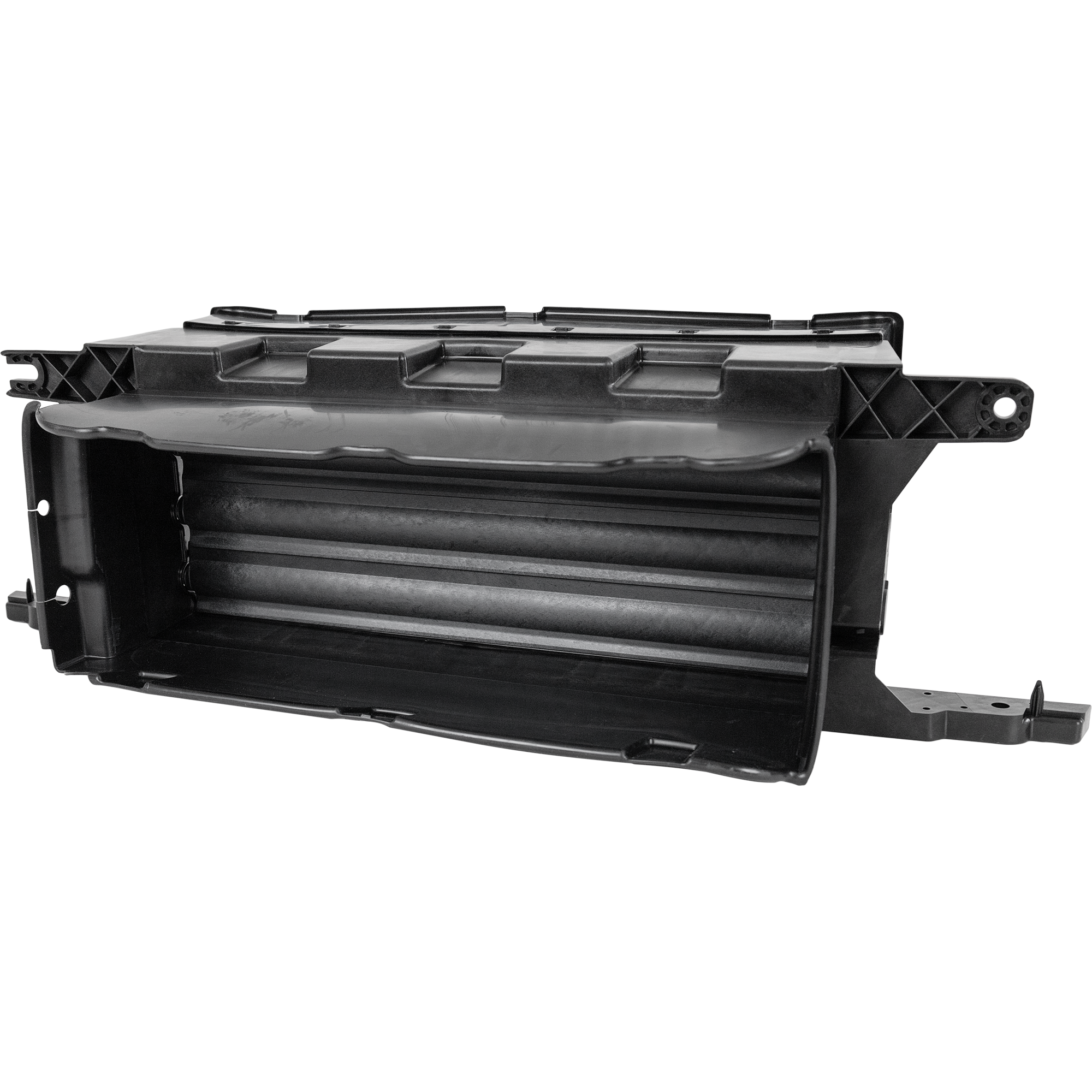 AM F 150-18-20 ACTIVE GRILLE SHUTTER Lower 3.5L Turbo Eng w Skid Plate Crew Cab Regular Cab w Actuator and Motor CAPA SKU RF07580011Q Partslink FO1206124C OEM JL3Z8475F