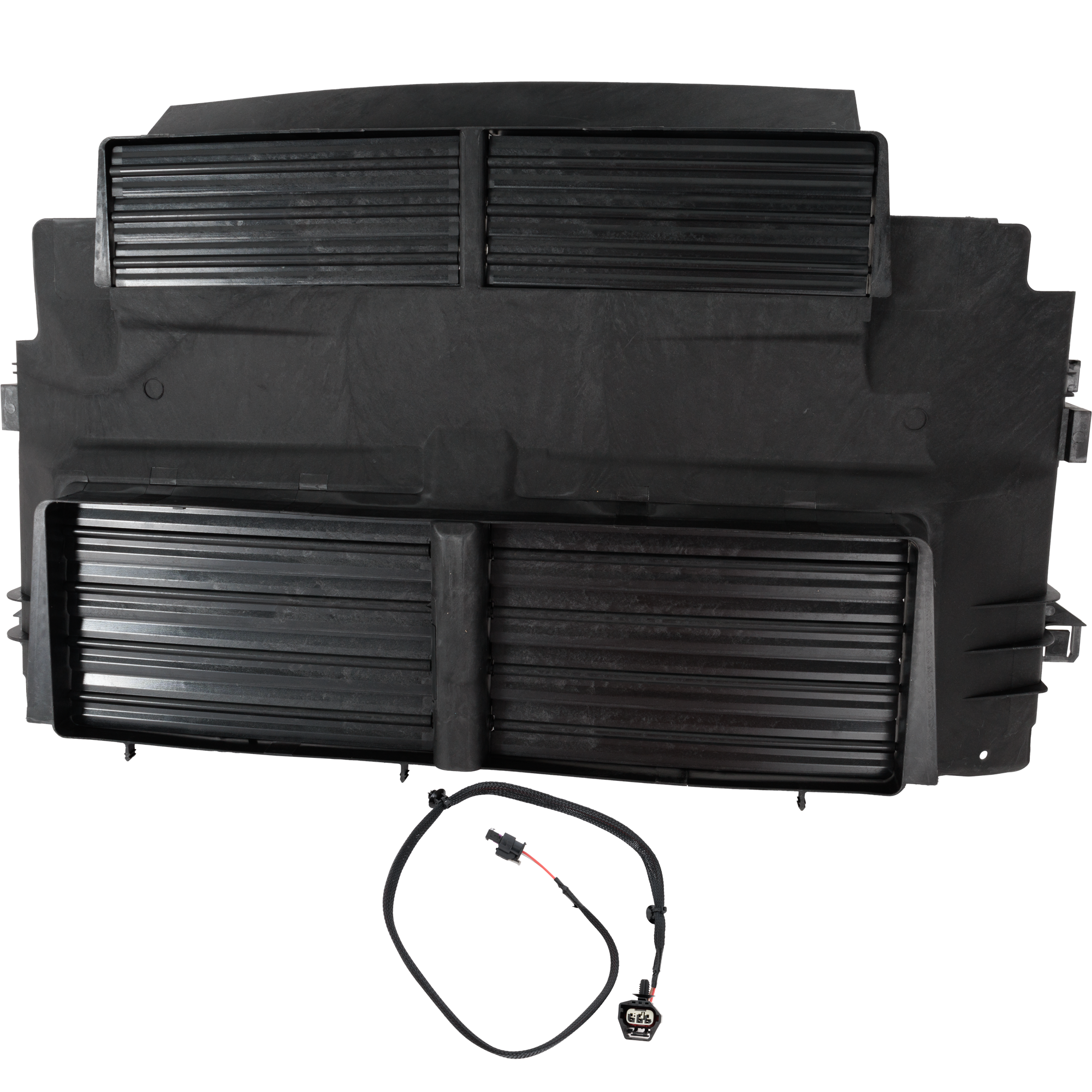 AM FOCUS 12-14 ACTIVE GRILLE SHUTTER Radiator Shutter Assembly Hatchback SE SEL Titanium Models Sedan w Actuator and Motor SKU RF07580018 Partslink FO1206125 OEM CM5Z8475A