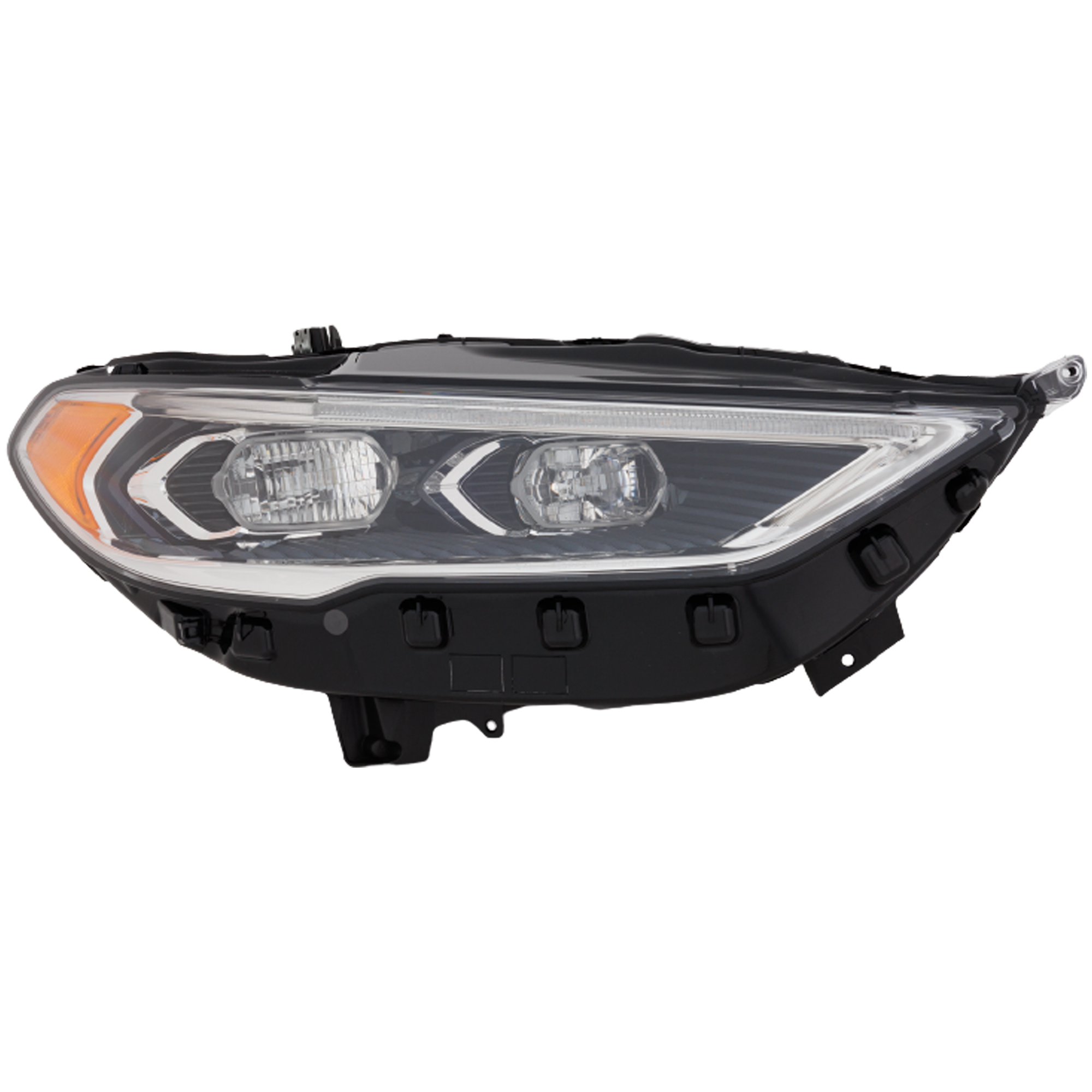 AM FUSION 17-20 HEAD LAMP RH Assembly LED w o Auto High Beam and Control Module SKU RF10010243 OEM HS7Z13008AB PFM