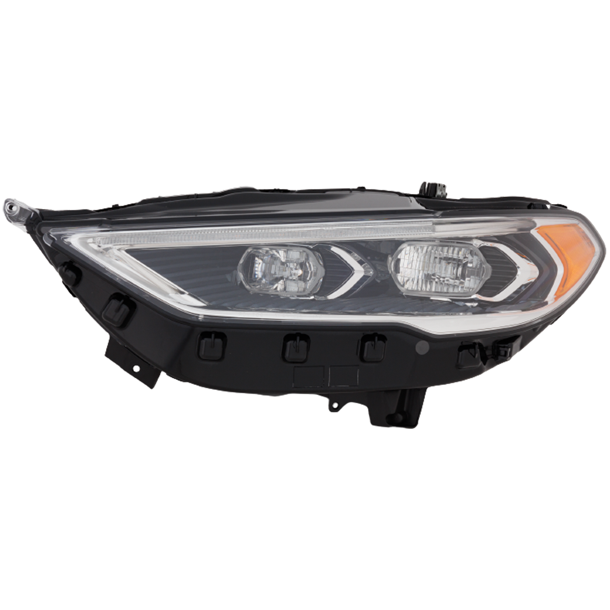 AM FUSION 17-20 HEAD LAMP LH Assembly LED w o Auto High Beam and Control Module SKU RF10010244 OEM HS7Z13008AA PFM