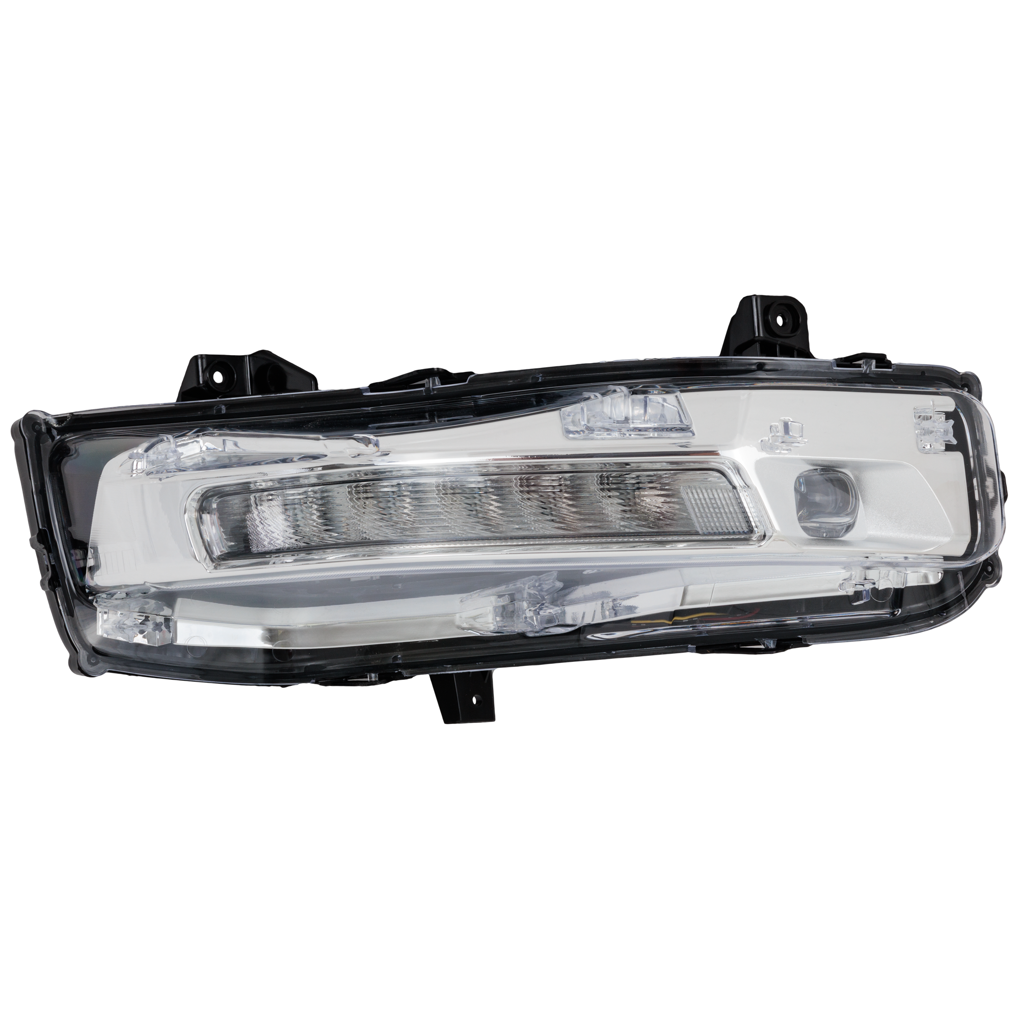 AM MUSTANG 18-23 PARK LAMP RH Assembly LED w Fog Lamps Coupe Convertible CAPA SKU RF10630009AQ Partslink FO2521198C OEM JR3Z13200A