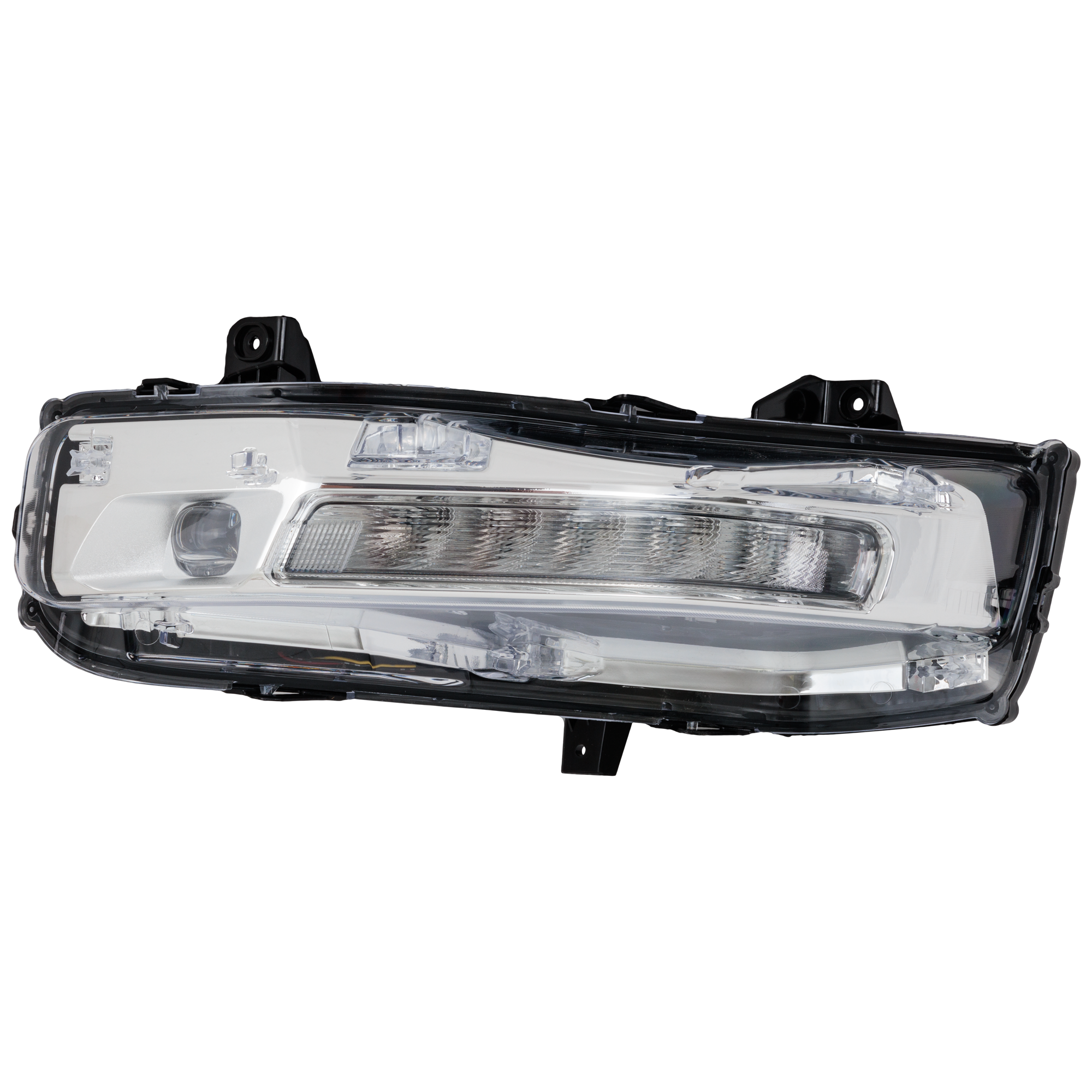 AM MUSTANG 18-23 PARK LAMP LH Assembly LED w Fog Lamps Coupe Convertible CAPA SKU RF10630010AQ Partslink FO2520198C OEM JR3Z13201A