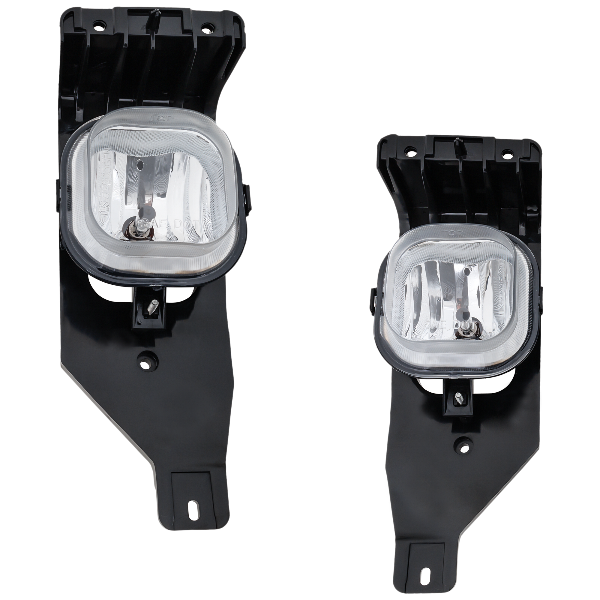 AM F SERIES SUPER DUTY 05-07 FOG LAMP RH AND LH Assembly Halogen Clear Lens SKU RF10750060A Partslink FO2593211 FO2592211 OEM 6C3Z15200AA 6C3Z15200BA