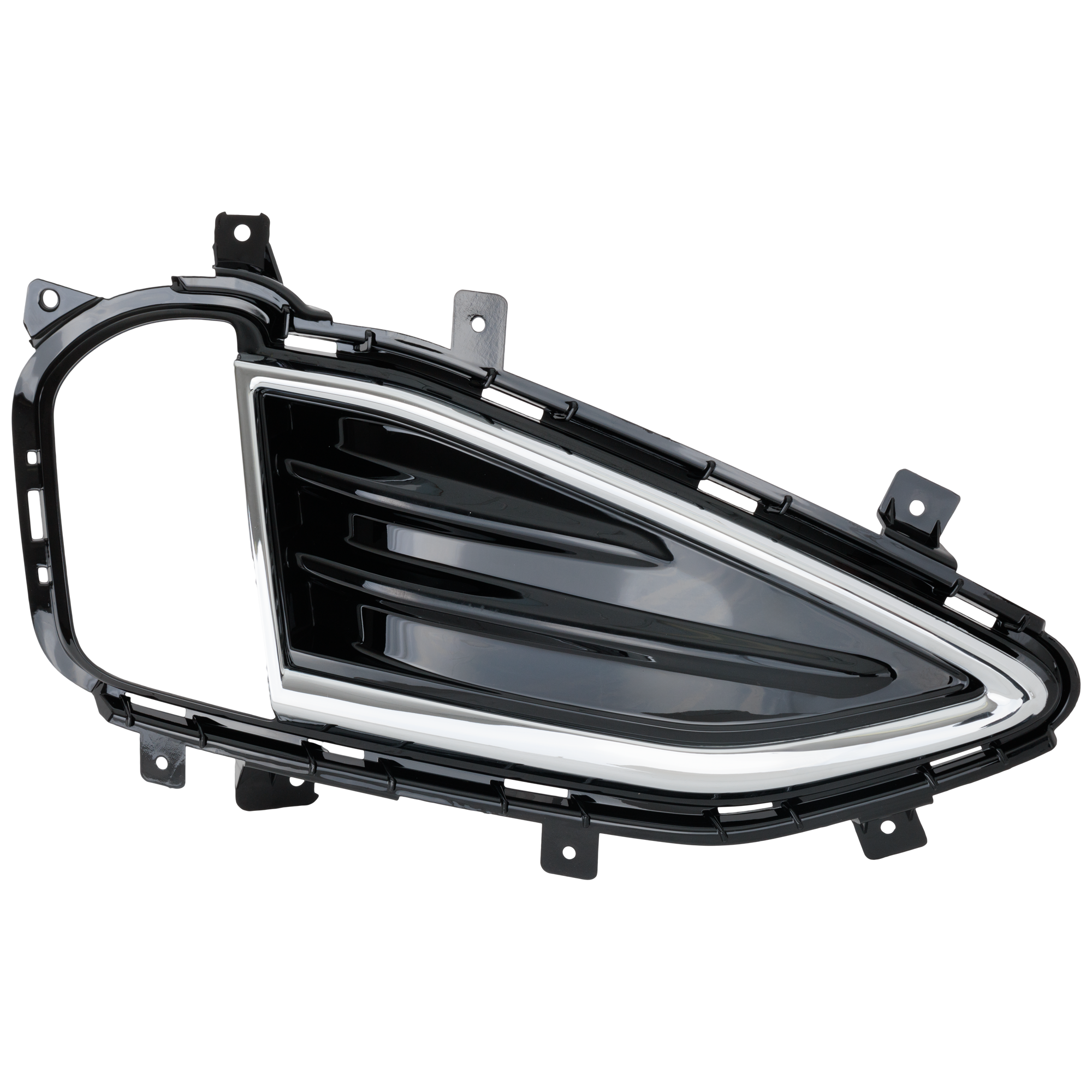 AM EDGE 19-24 FOG LAMP MOLDING RH Black Titanium Model w Titanium Elite Package SKU RF10810023 Partslink FO1039240 OEM KT4Z15266VA