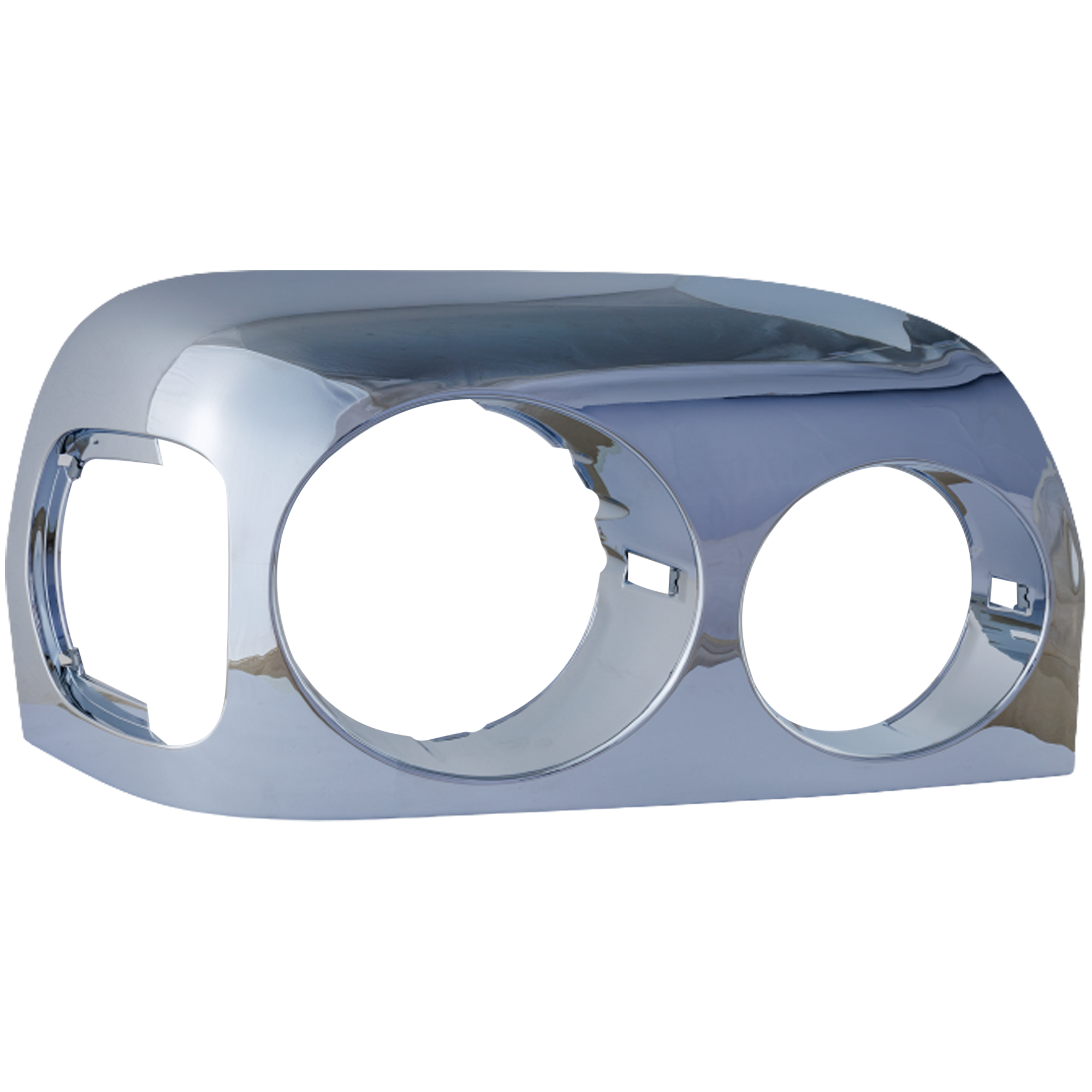 AM CENTURY CLASS HD TRUCK 96-06 HEAD LAMP BEZEL RH Chrome SKU RF11190011 HD Partslink FL2511100 OEM A0620711002