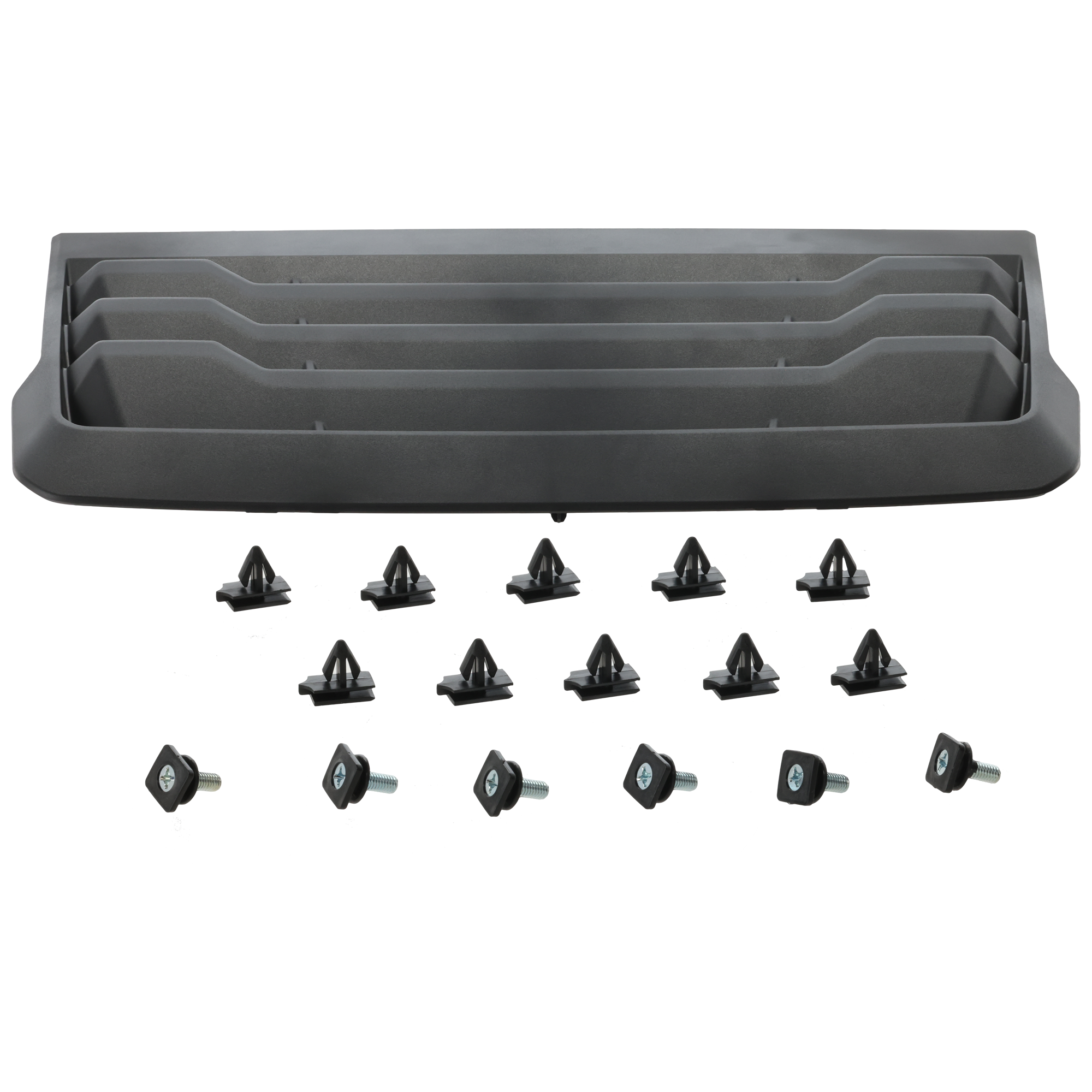 AM F 150-17-20 HOOD SCOOP Textured Raptor Model SKU RF13370001 Partslink FO1231111 OEM HL3Z16A624AA