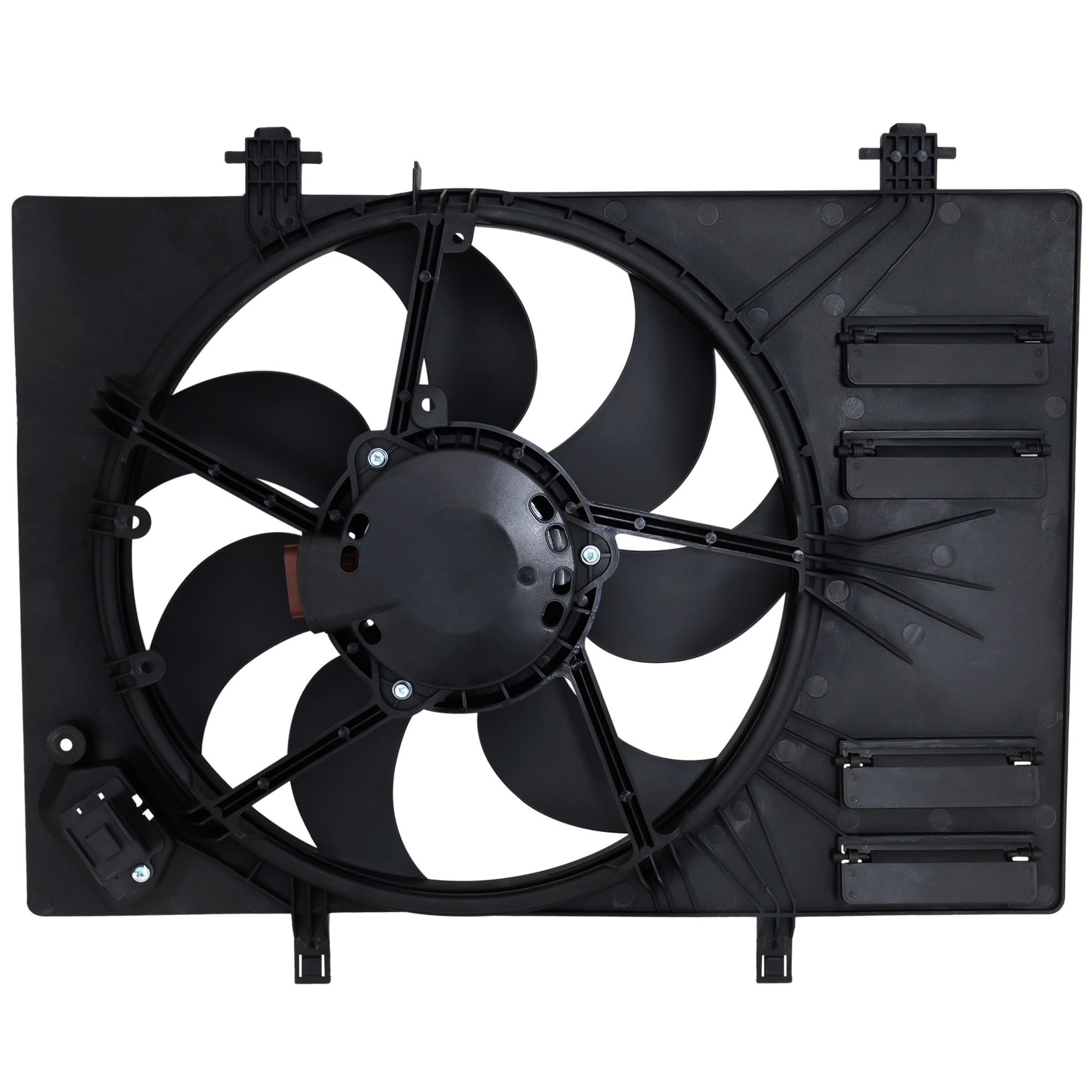 AM ECOSPORT 18-21 RADIATOR FAN ASSEMBLY Single Fan w 1.0L Turbo Eng. SKU RF16090012 Partslink FO3115225 OEM H1BZ8C607K