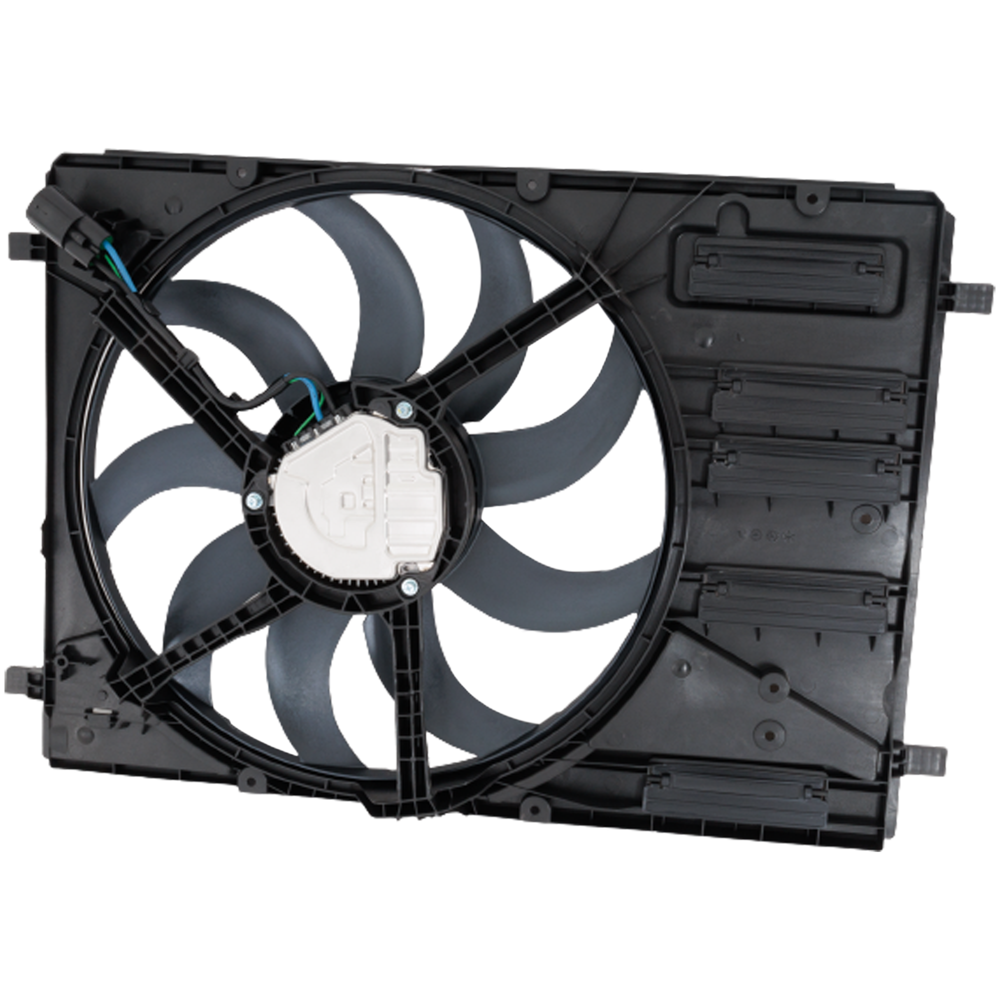 AM BRONCO SPORT 21-25 RADIATOR FAN ASSEMBLY Single Fan SKU RF16090019 Partslink FO3115237 OEM LX6Z8C607D