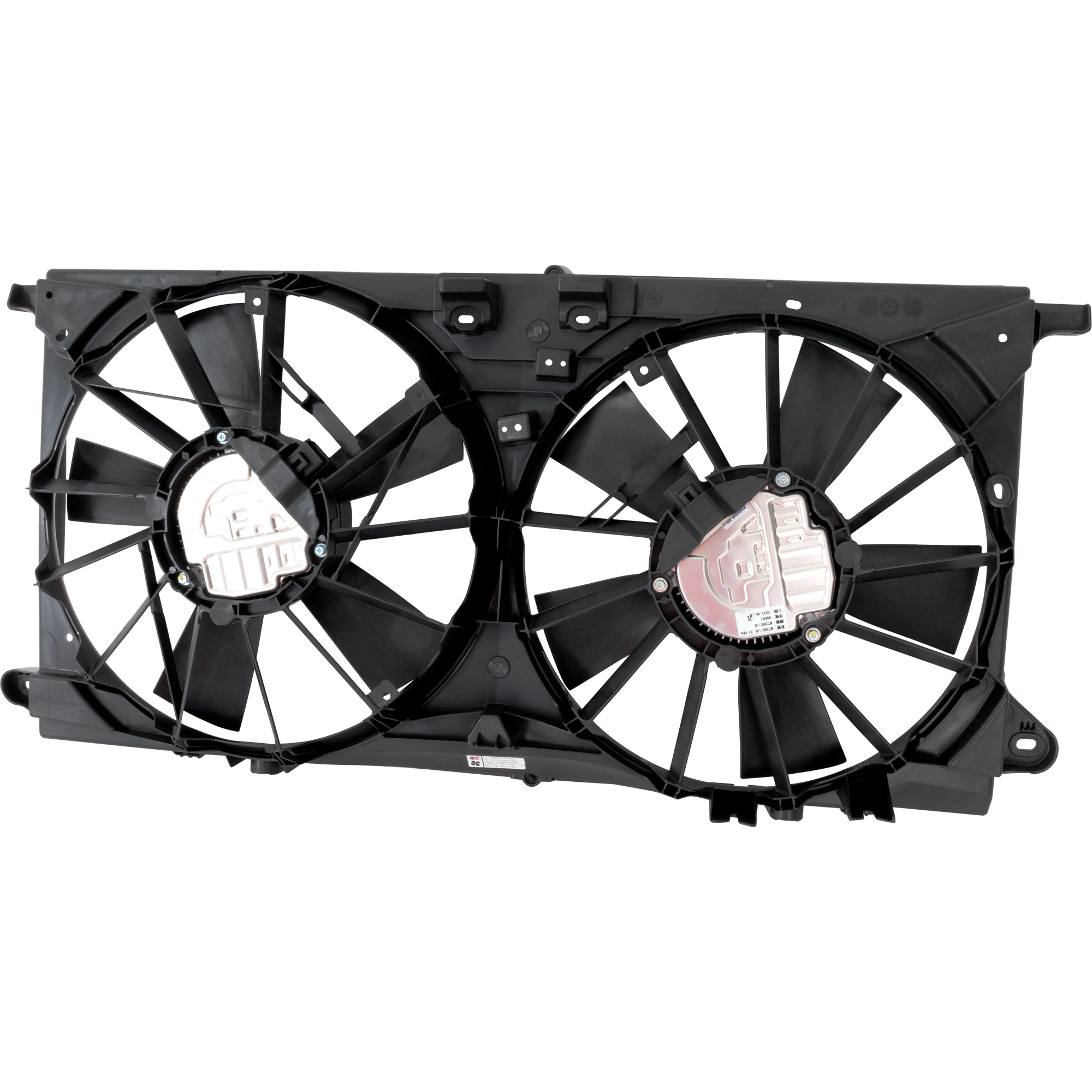 AM F 150-21-24 EXPEDITION 22-24 RADIATOR FAN ASSEMBLY Dual Fan Excludes 3.0L Eng. F 150 To 9-22-21 SKU RF16090020 Partslink FO3115236 OEM ML3Z8C607C