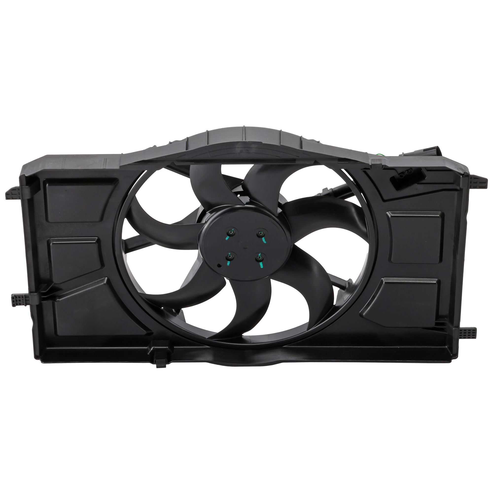 AM MUSTANG MACH E 21-25 RADIATOR FAN ASSEMBLY Single Fan AWD RWD w Brushless Motor SKU RF16090033 Partslink FO3115243 OEM LJ9Z8C607A