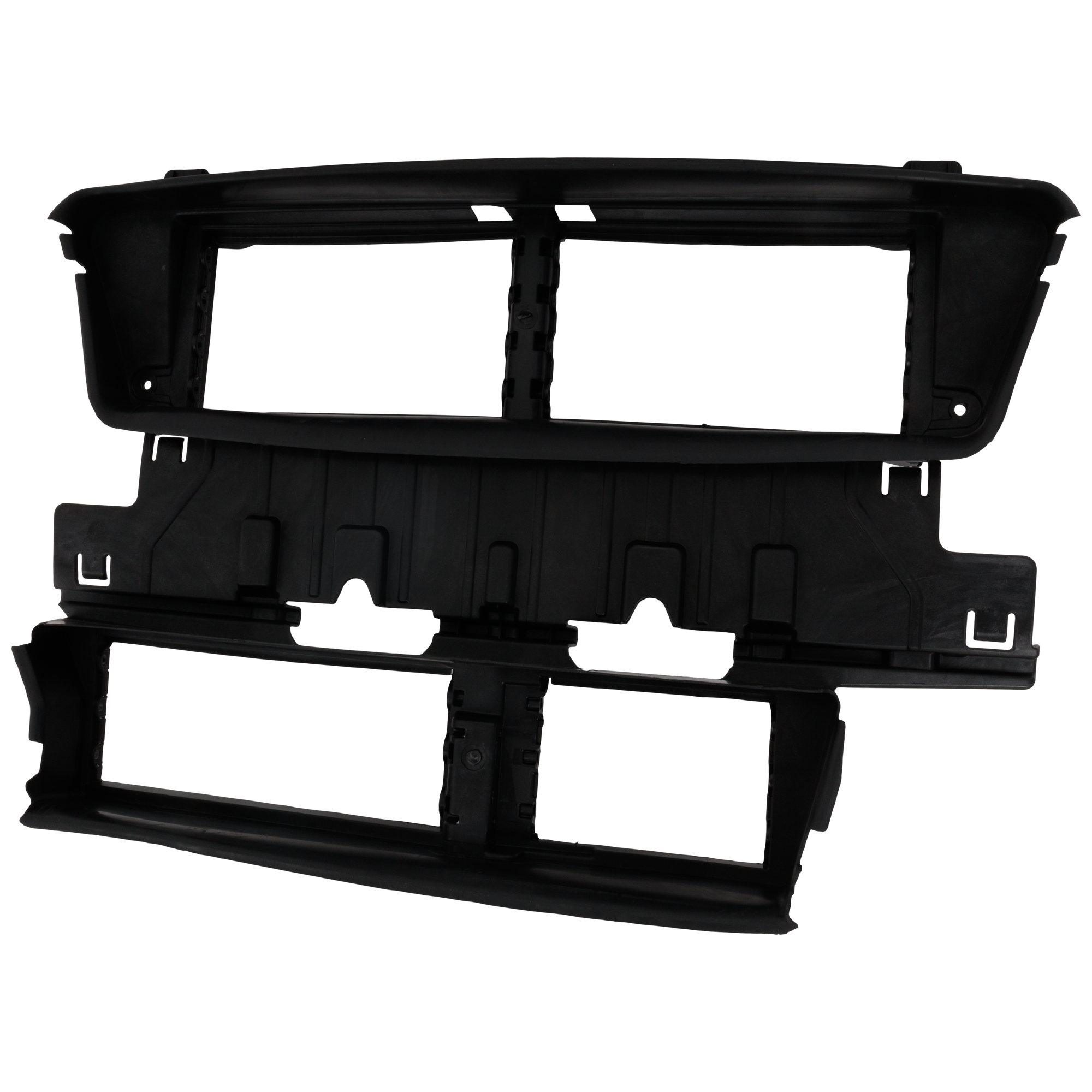 AM FUSION 17-20 RADIATOR SUPPORT AIR GUIDE Air Duct Housing w o Active Grille Shutter 2.0L Turbocharged 2.5L Eng. SKU RF16290008 Partslink FO1206105 OEM HS7Z8B455C