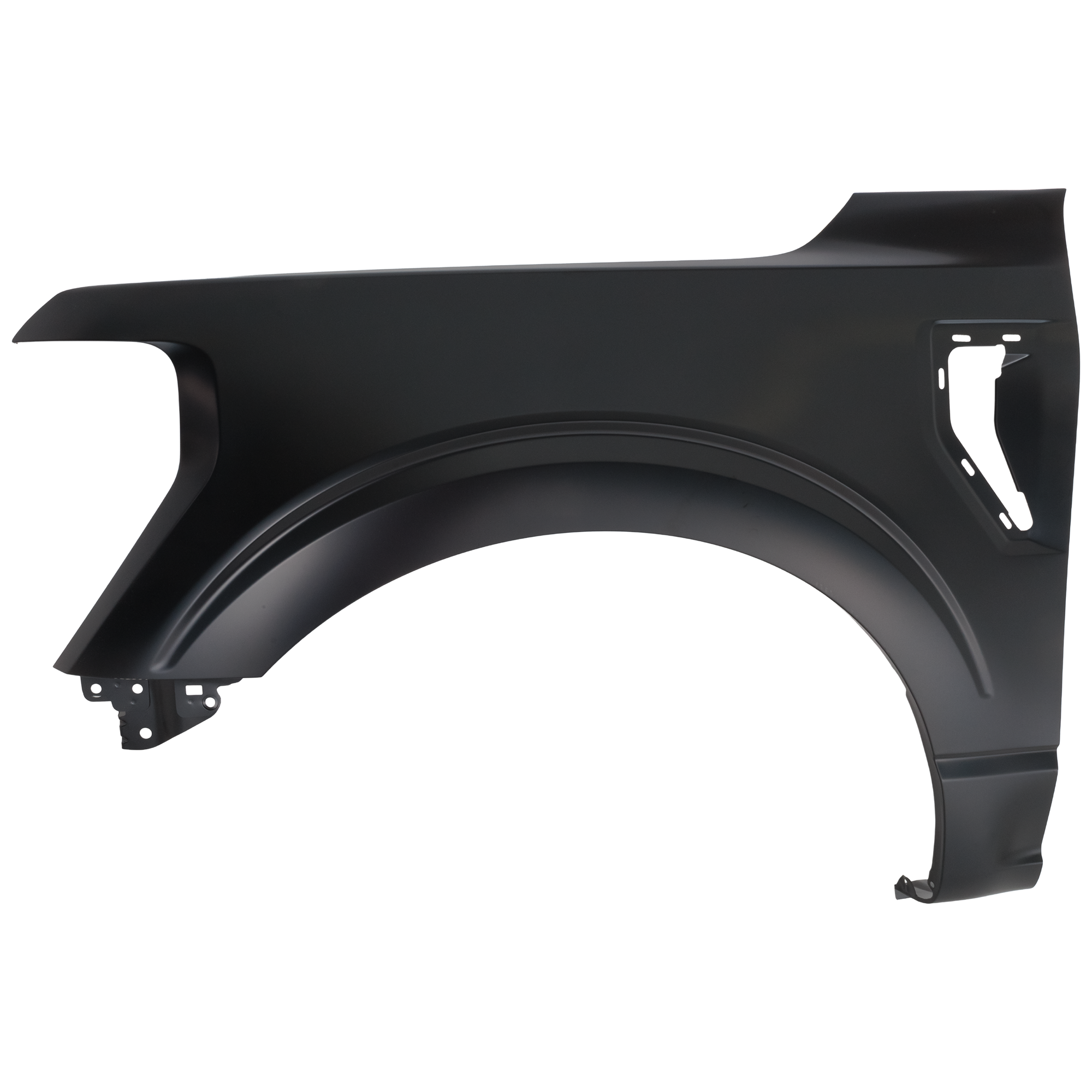 AM F 150-21-24 FRONT FENDER LH Steel Exc. Raptor Model SKU RF22010040 Partslink FO1240337 OEM VL3Z16006E ML3Z16006A PFM
