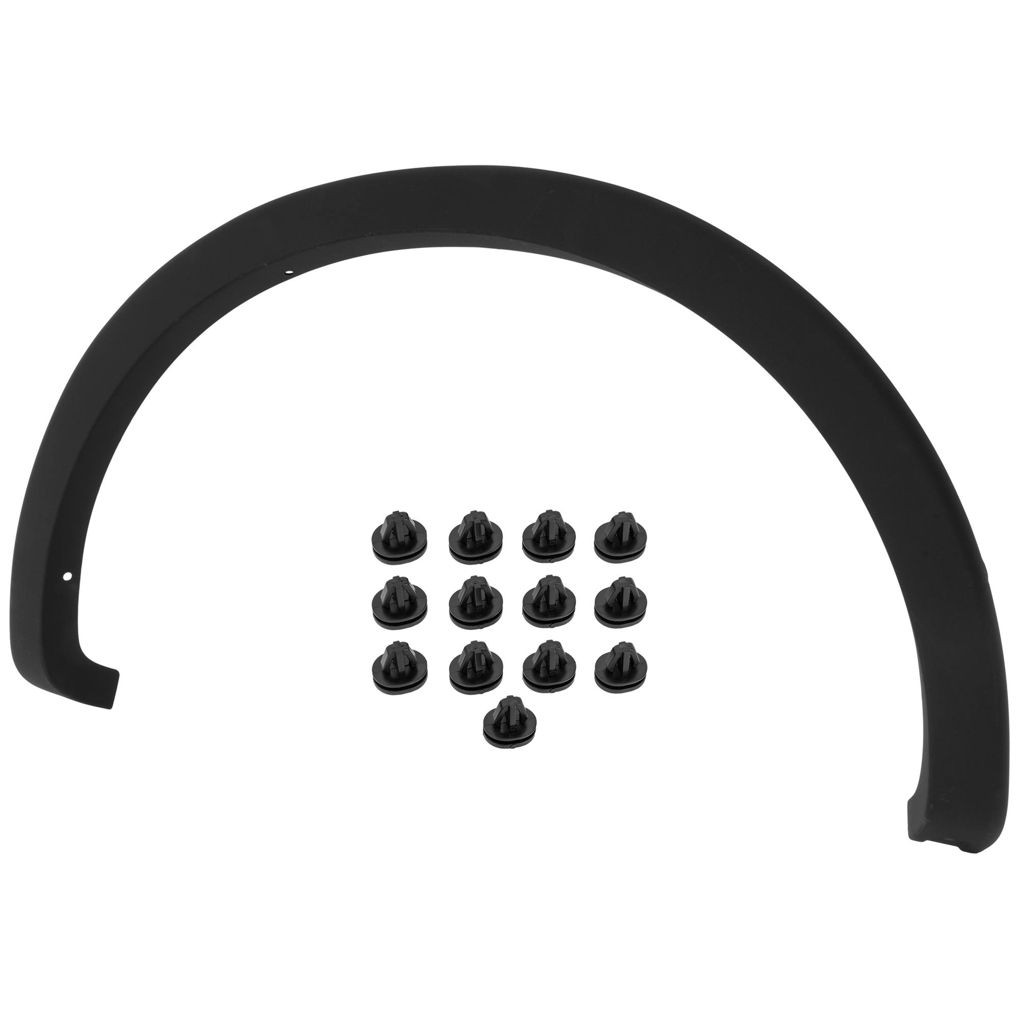 AM F 150 PICKUP 09-14 REAR WHEEL OPENING MOLDING RH Textured Styleside Except SVT Raptor Model SKU RF22130009 Partslink FO1791117 OEM 9L3Z9929164B