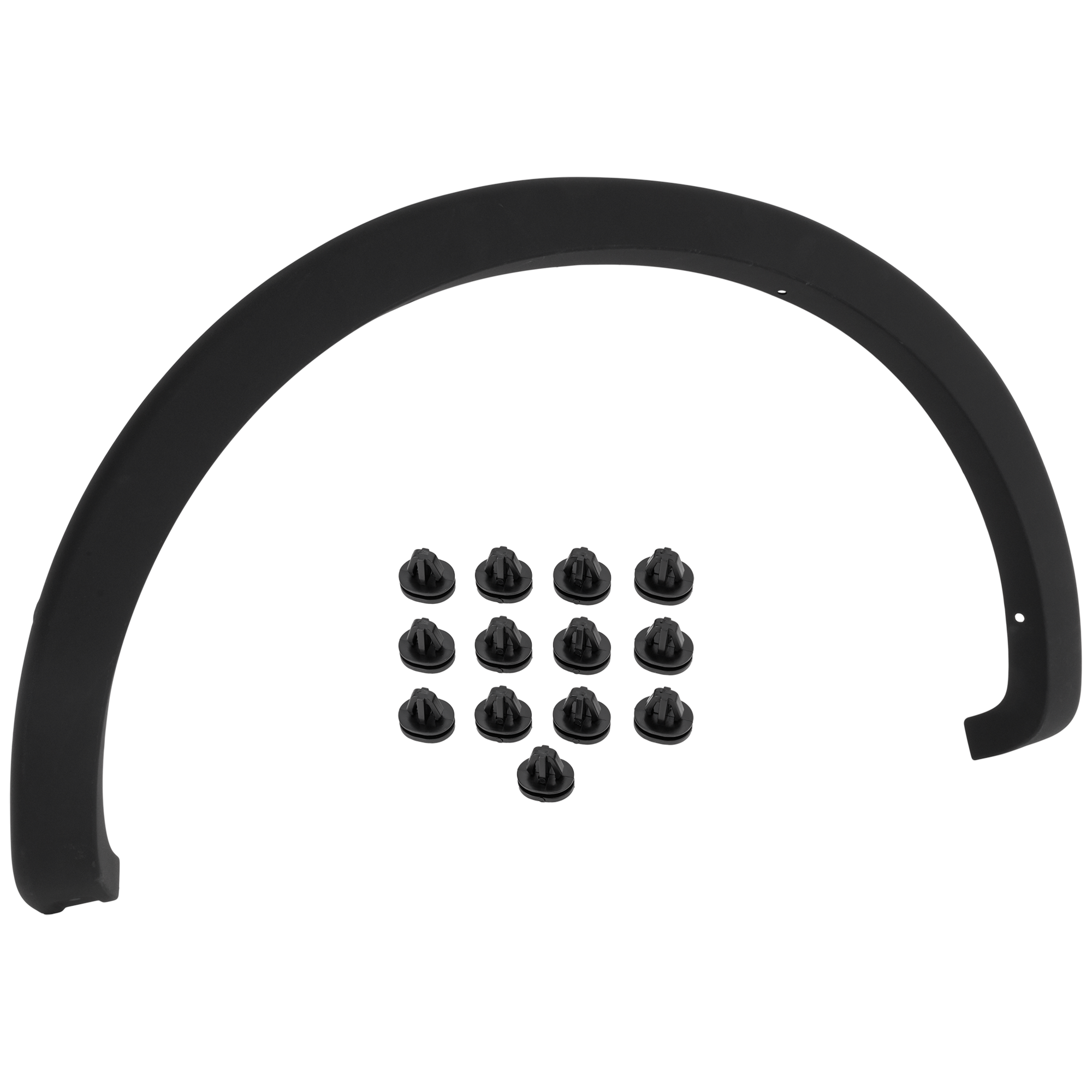 AM F 150 PICKUP 09-14 REAR WHEEL OPENING MOLDING LH Textured Styleside Except SVT Raptor Model SKU RF22130010 Partslink FO1790117 OEM 9L3Z9929165B