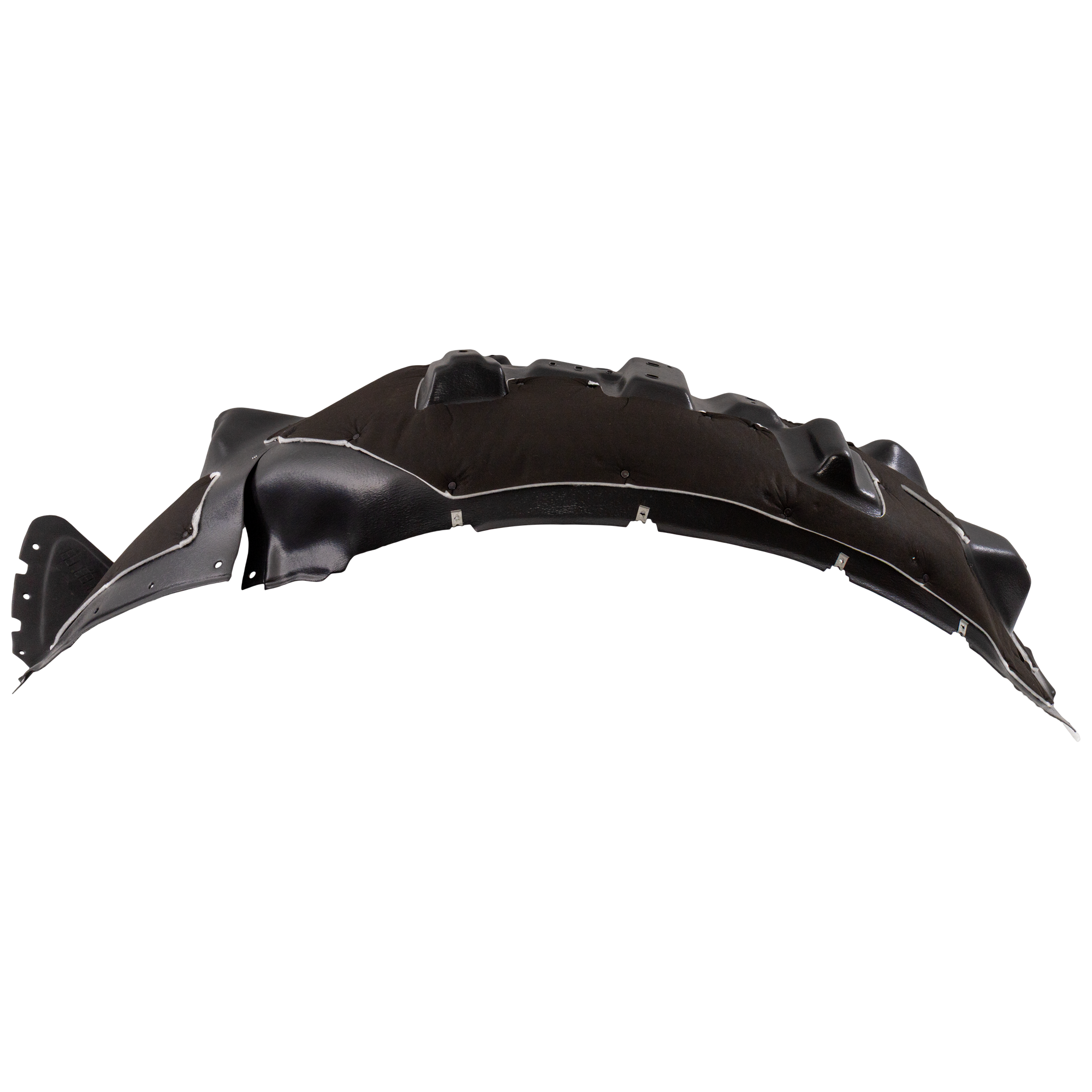 AM EXPEDITION 18-18 FRONT FENDER LINER LH w Alum Pad and Rubber Mat SKU RF22210024 Partslink FO1248185 OEM JL1Z16103B