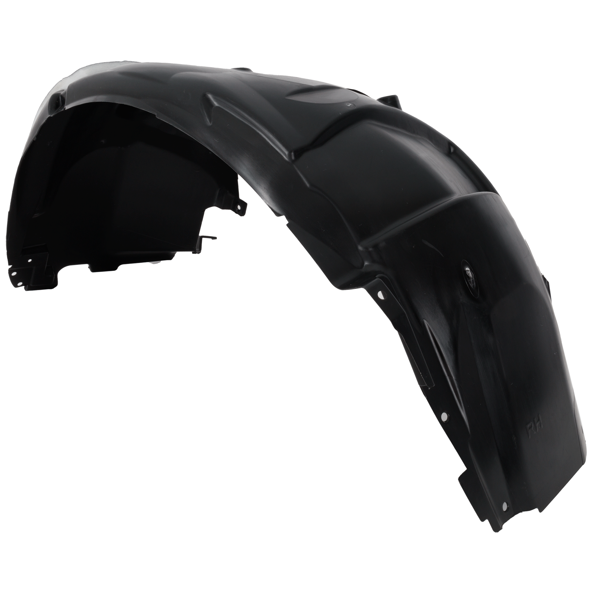 AM MUSTANG 18-23 FRONT FENDER LINER RH Plastic Injection Form EcoBoost Ecoboost Premium GT Coupe GT Premium Models w o Performance Package CAPA SKU RF22210025Q Partslink FO1249190C OEM JR3Z16102E JR3Z16102B