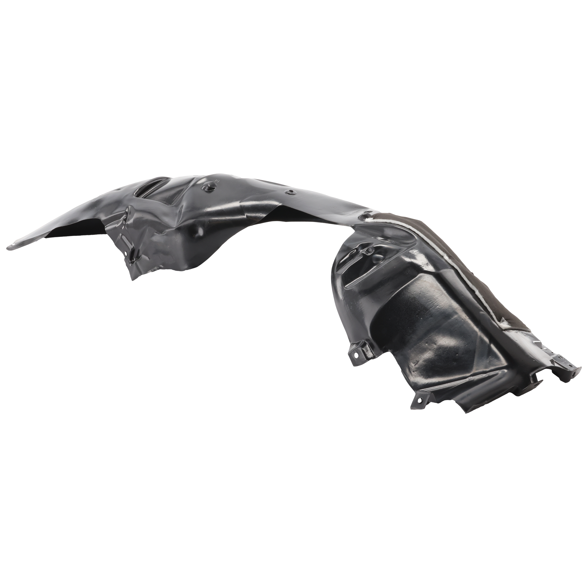 AM MUSTANG 18-23 FRONT FENDER LINER RH Plastic Injection Form EcoBoost Ecoboost Premium GT Coupe GT Premium Models w o Performance Package SKU RF22210025 Partslink FO1249190 OEM JR3Z16102E JR3Z16102B