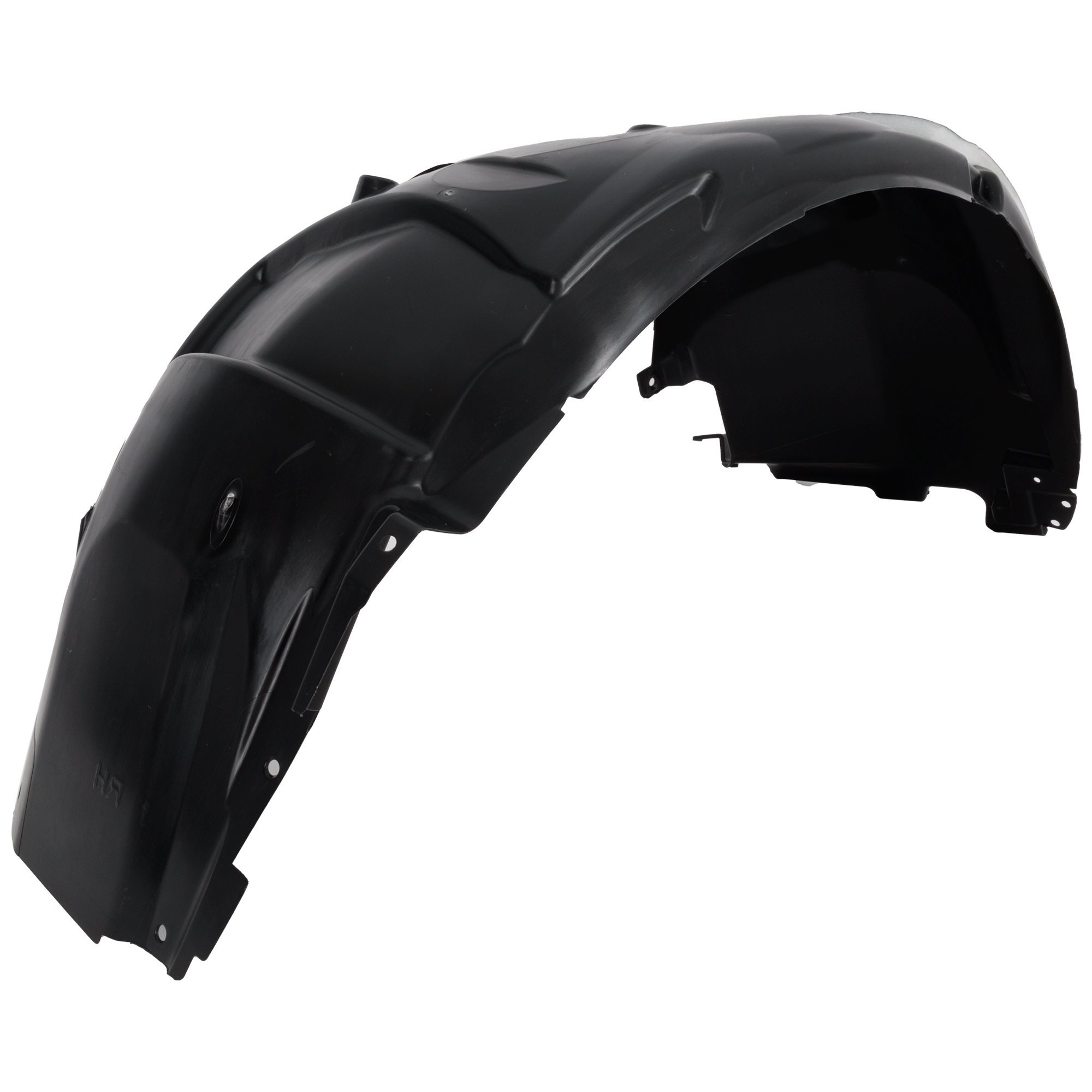 AM MUSTANG 18-23 FRONT FENDER LINER LH Plastic Injection Form EcoBoost Ecoboost Premium GT Coupe GT Premium Models w o Performance Package SKU RF22210026 Partslink FO1248190 OEM JR3Z16103E JR3Z16103B