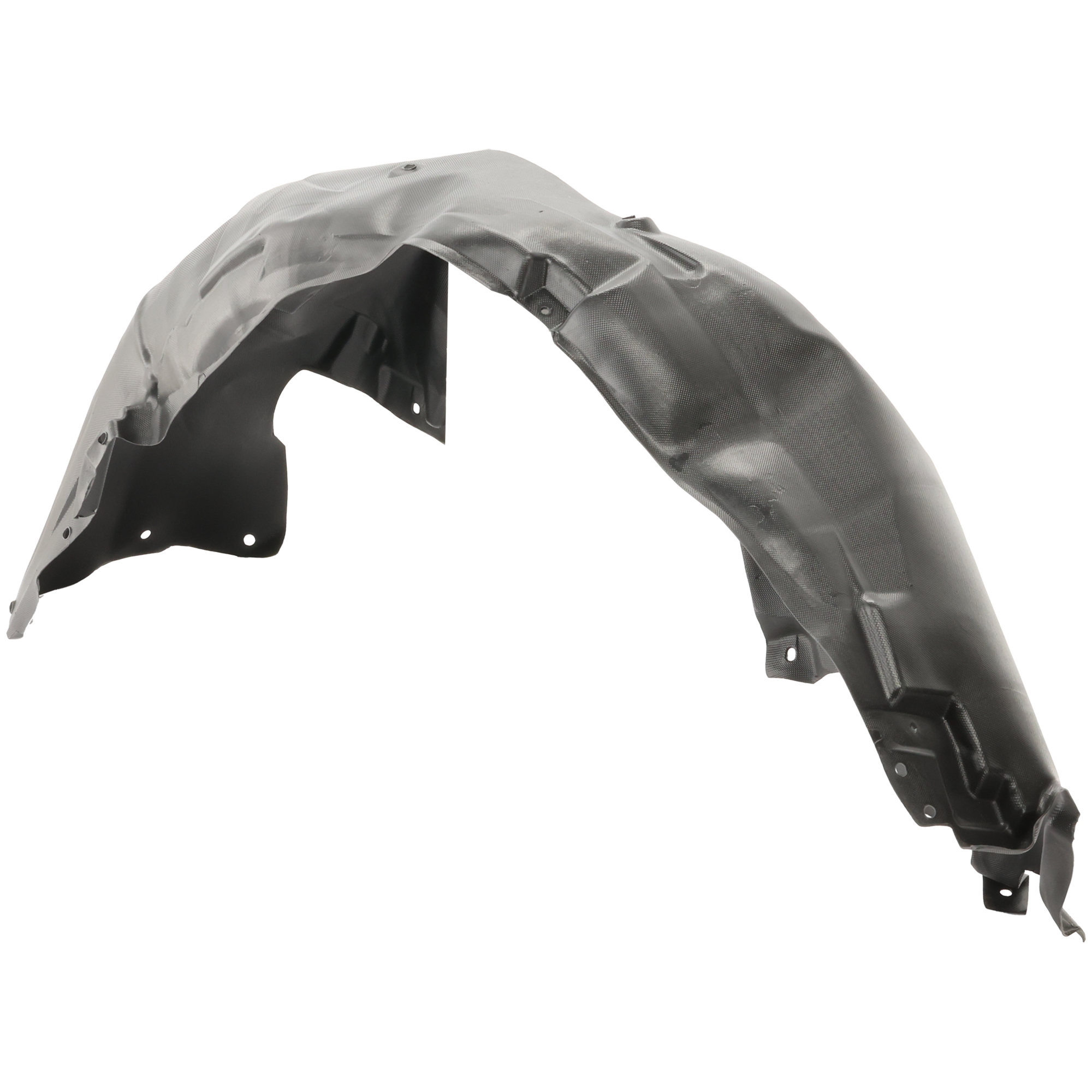 AM MUSTANG 18-23 FRONT FENDER LINER LH Plastic Injection Form EcoBoost Ecoboost Premium GT Models w o Performance Package w o Sound Insulation Pack SKU RF22210030 Partslink FO1248189 OEM JR3Z16103A