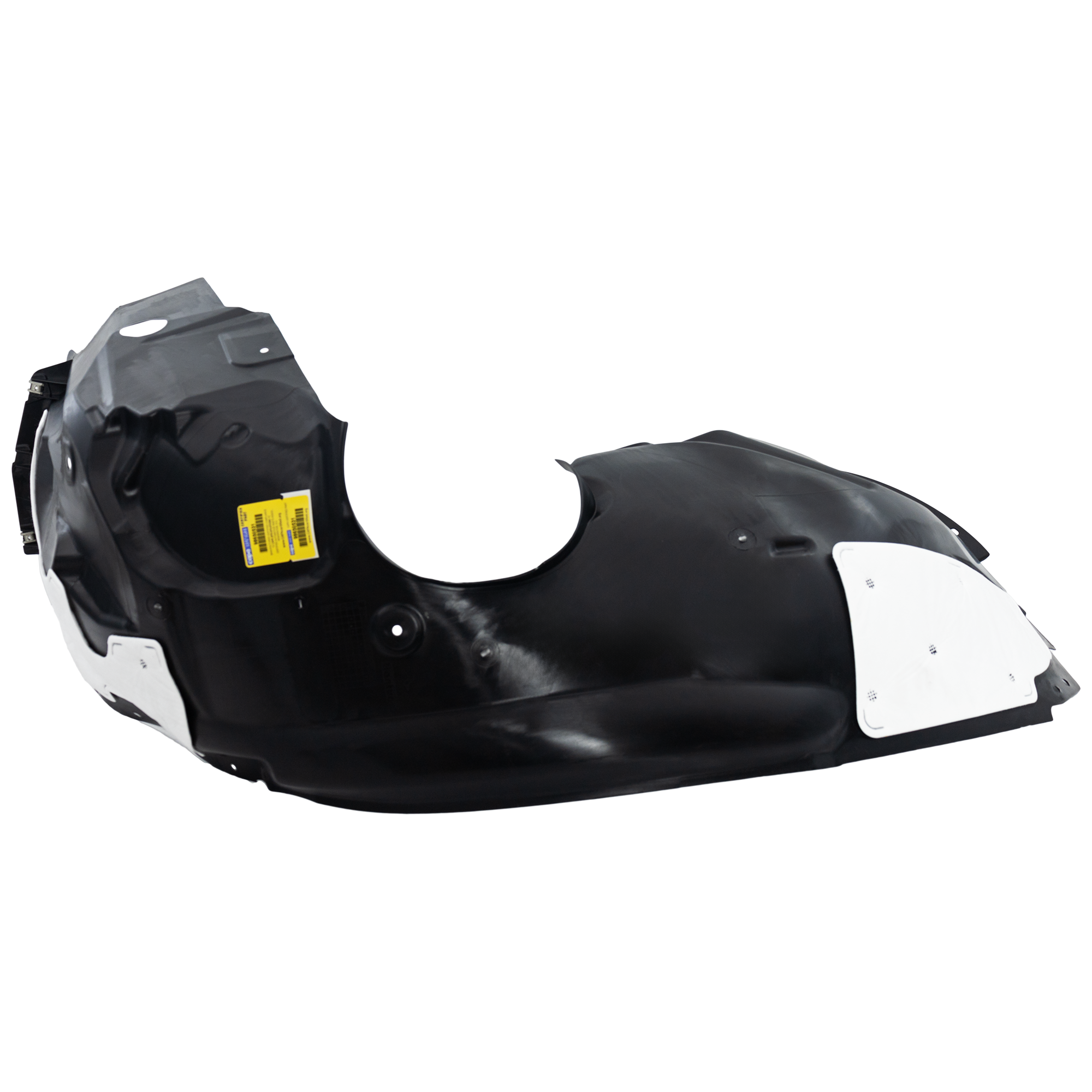 AM EDGE 15-18 FRONT FENDER LINER LH Polypropylene Injection Form Sport Model 20 In. Wheels SKU RF22210032 Partslink FO1248192 OEM FT4Z16103G